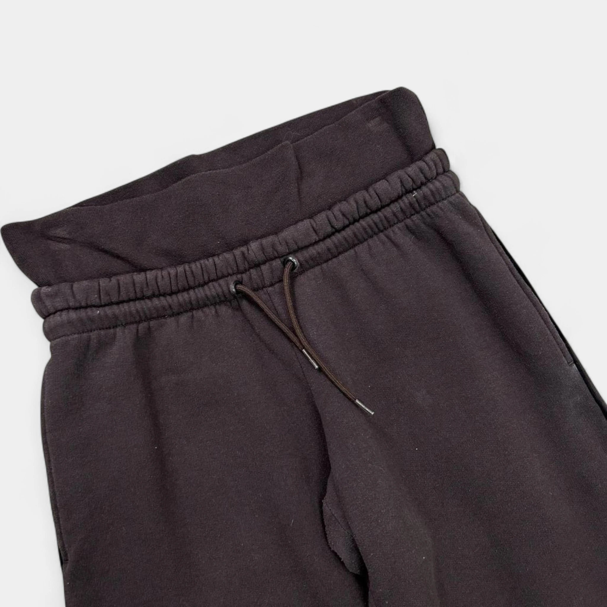 Prada 2000s Wide Leg Brown Double Waist Sweatpants