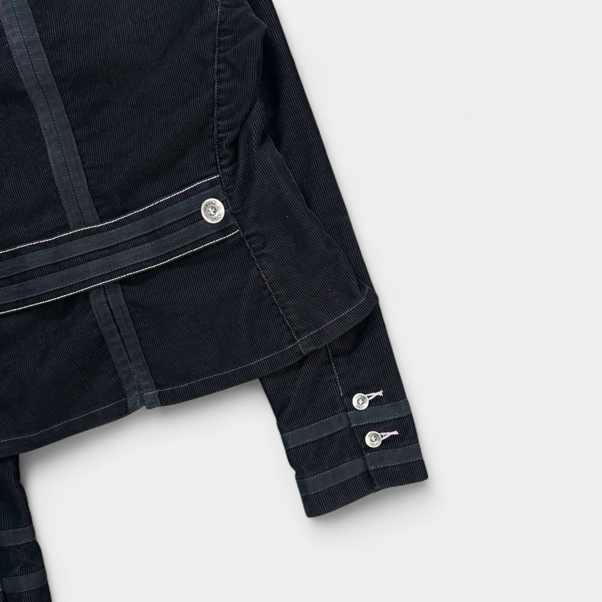 Armani Jeans Victorian Black Corduroy Jacket