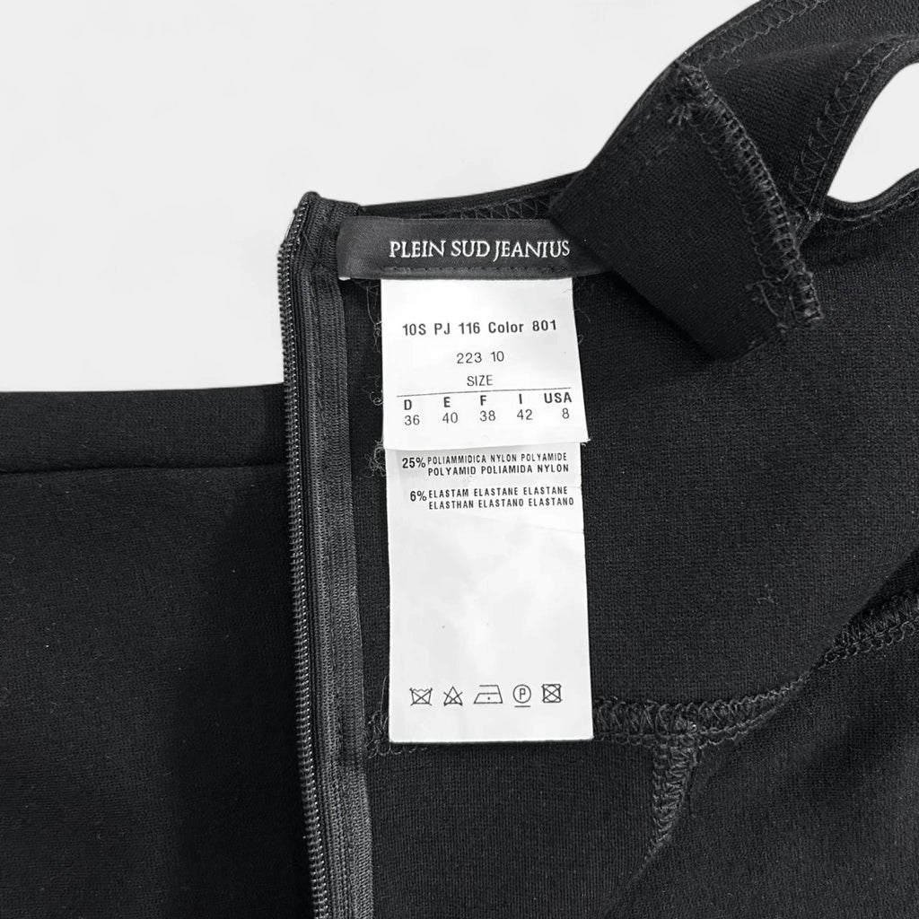 Plein Sud 2000's Black Dress