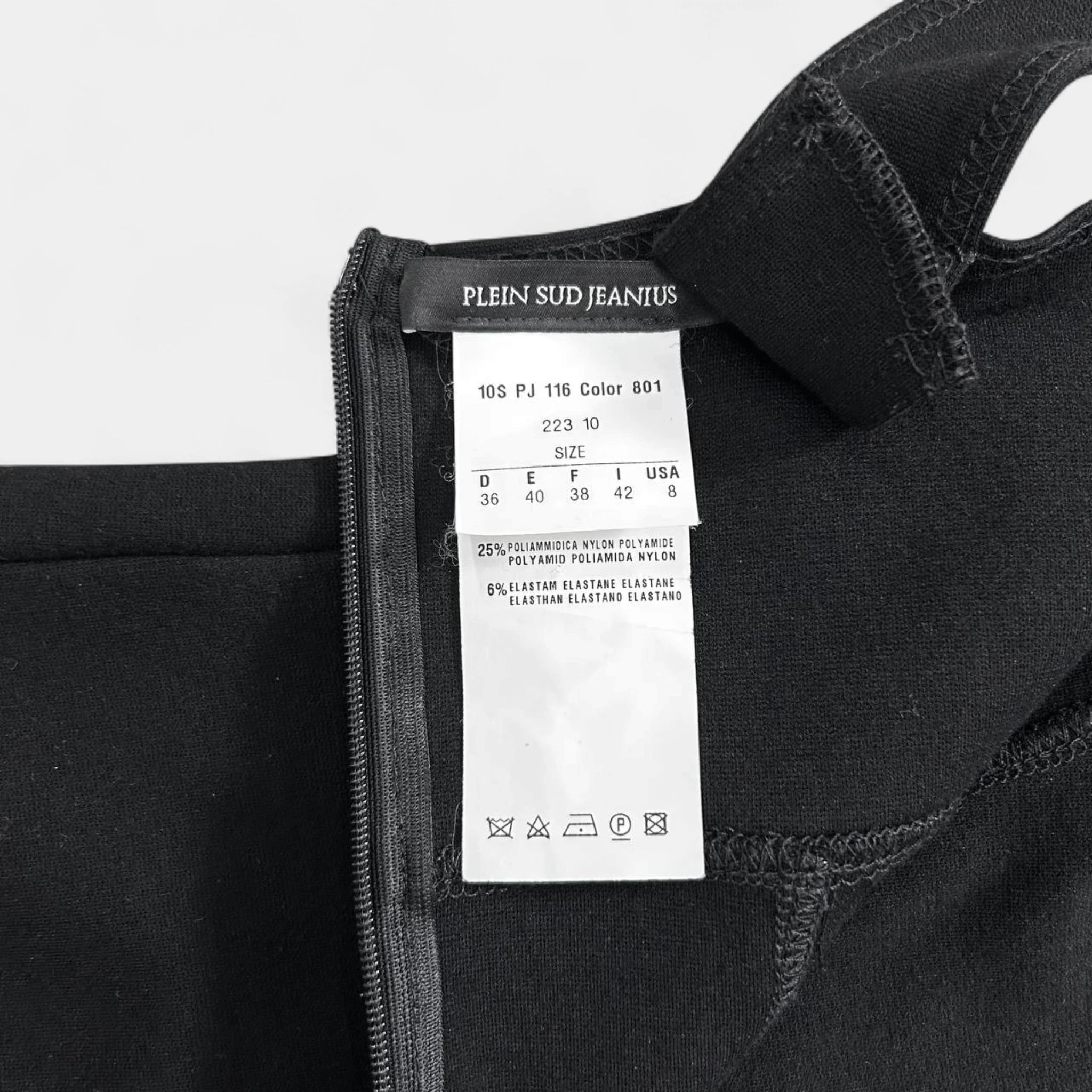 Plein Sud 2000's Black Dress