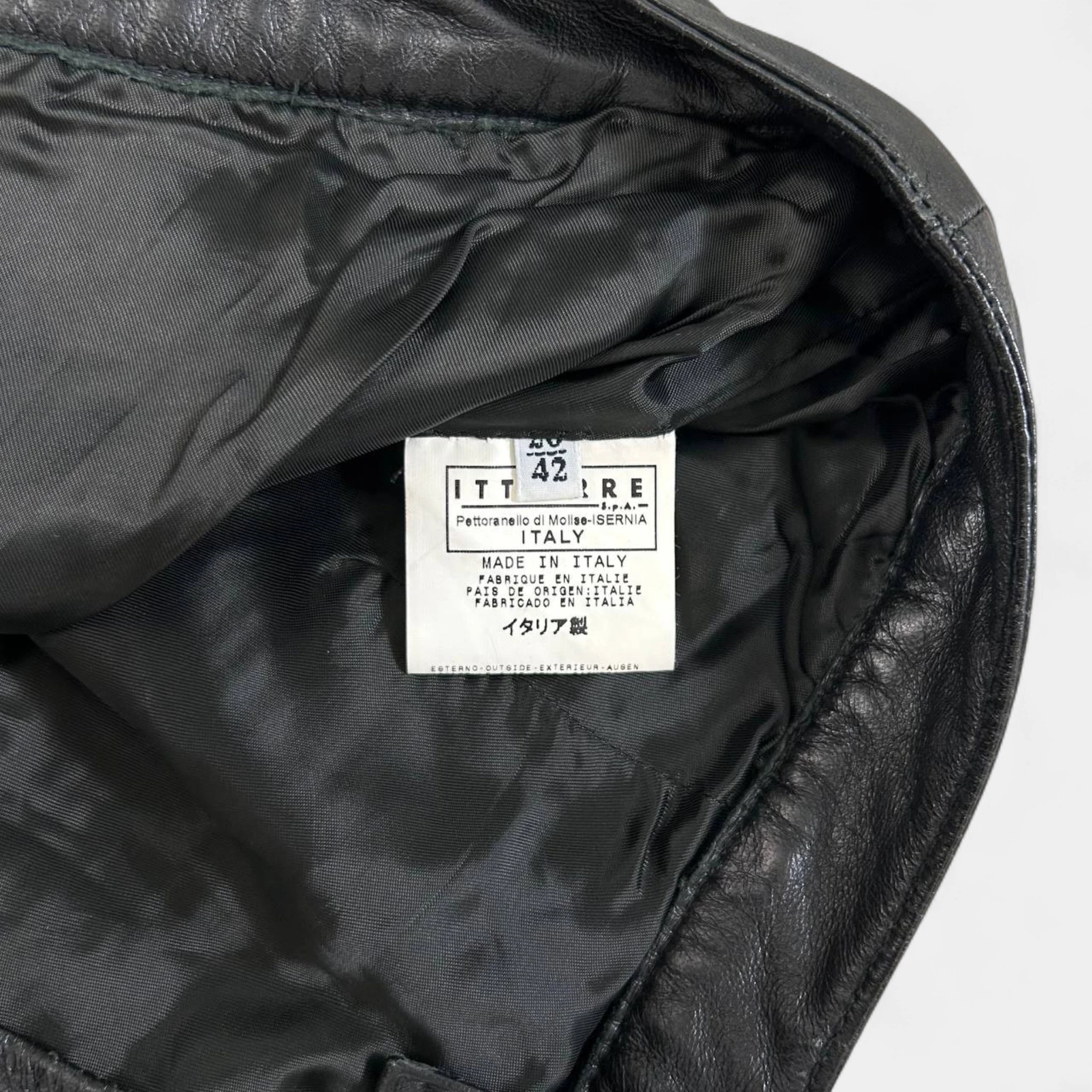 Dolce & Gabbana 2000's Black Leather Woman Pants