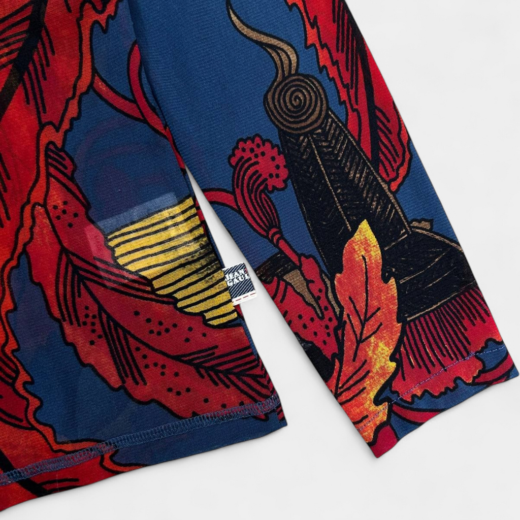 Jean Paul Gaultier Japanese Style Graphic Longsleeve