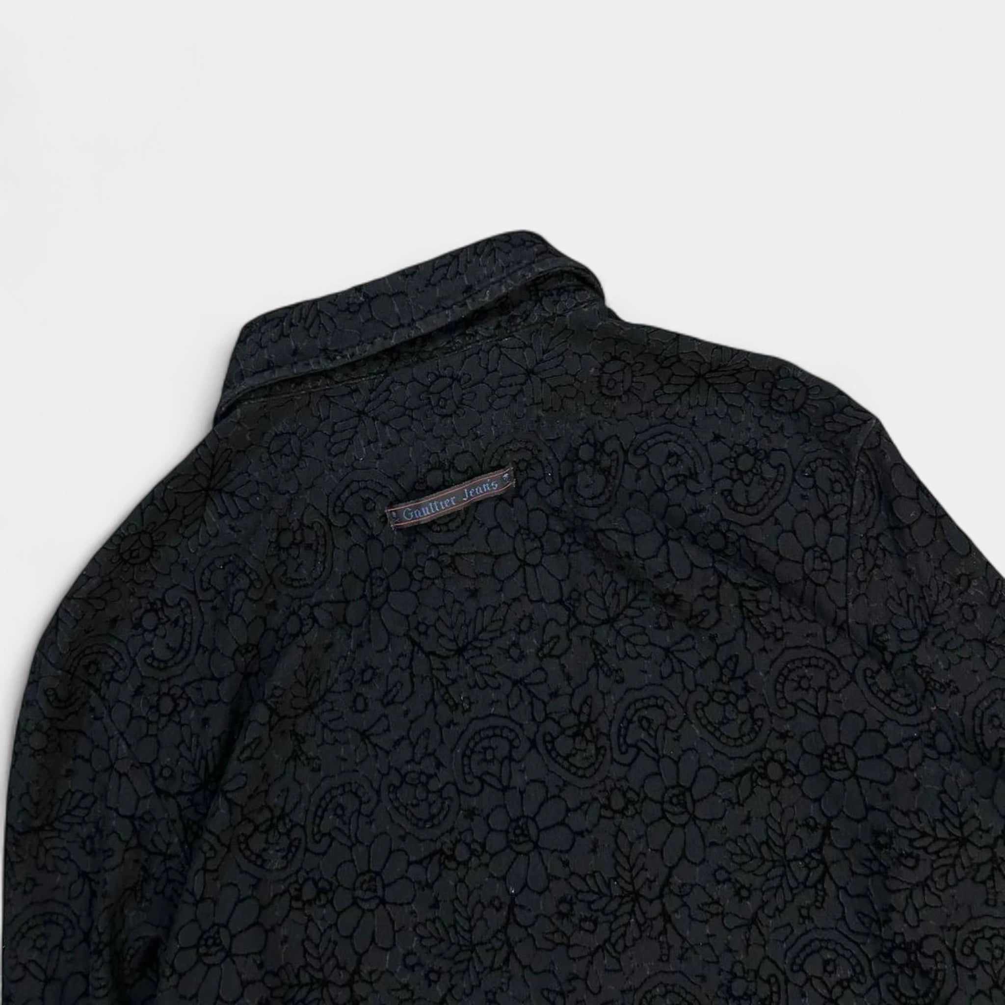 Jean Paul Gaultier Vintage Black Printed Shirt