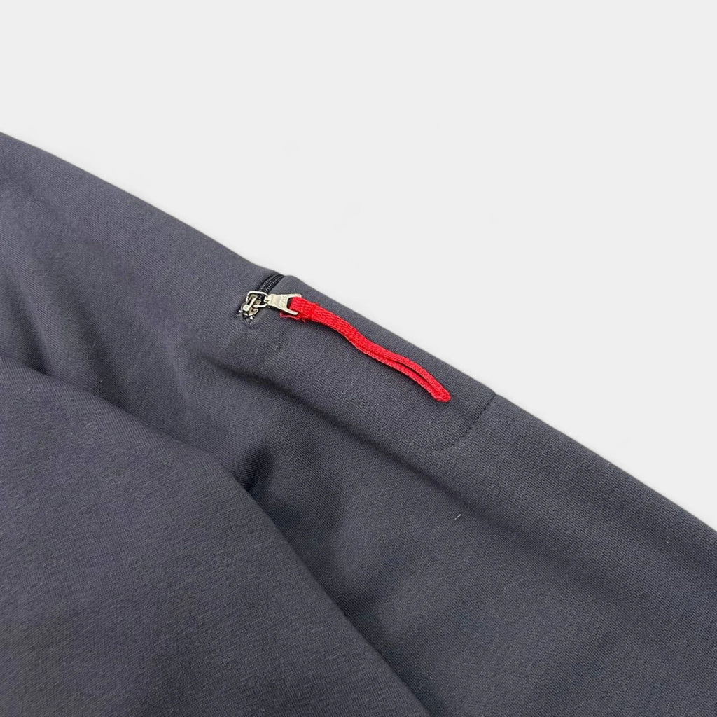Prada Vintage Fleece Cargo Pocket Blue-Grey Polo Shirt