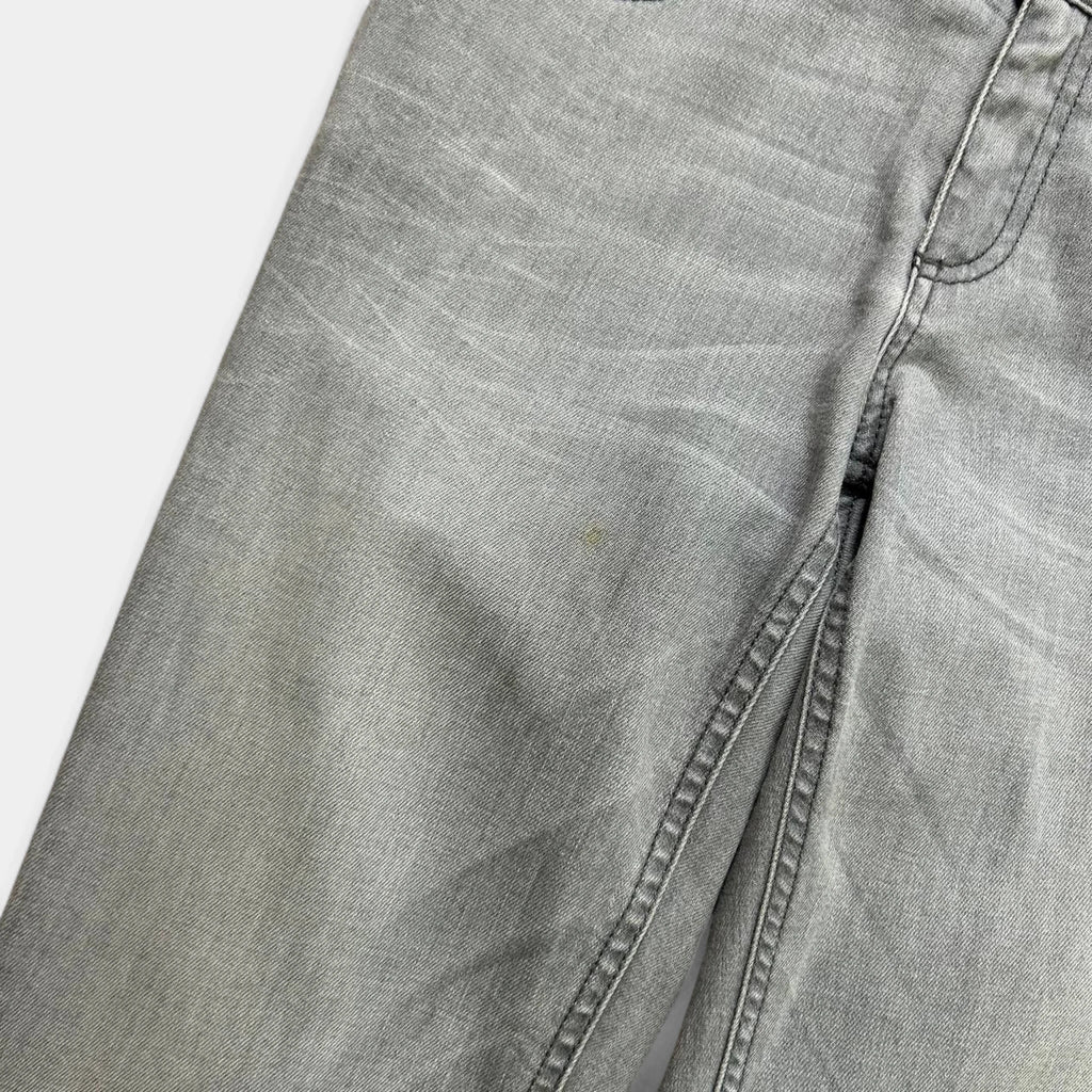 Dirk Bikkembergs Skinny Straight Grey Denim Pants
