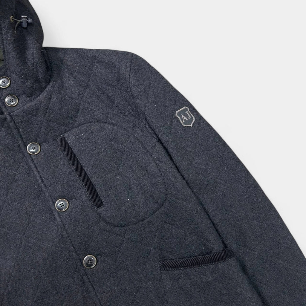 Armani Jeans 2000s Wool Grey Padded Jacket