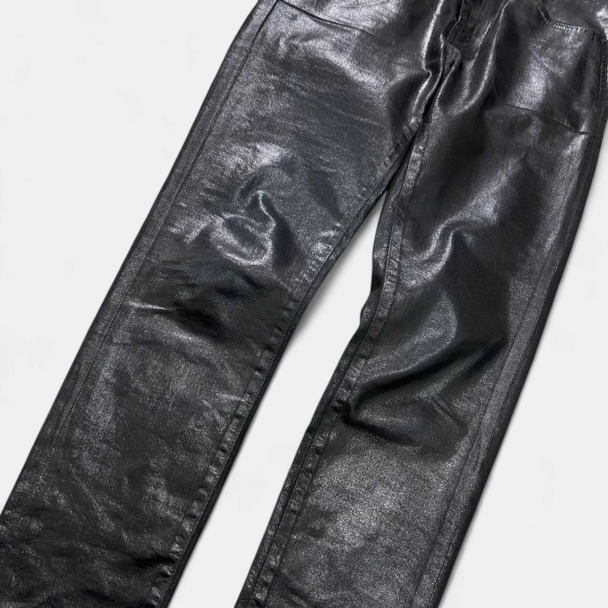 Saint Laurent Paris D05 Waxed Skinny Jeans