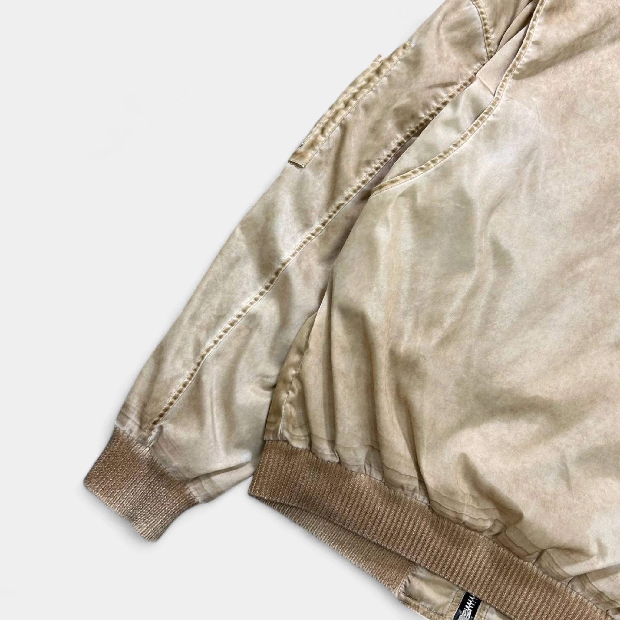 Dsquared2 Nylon Beige Utilitarian Bomber