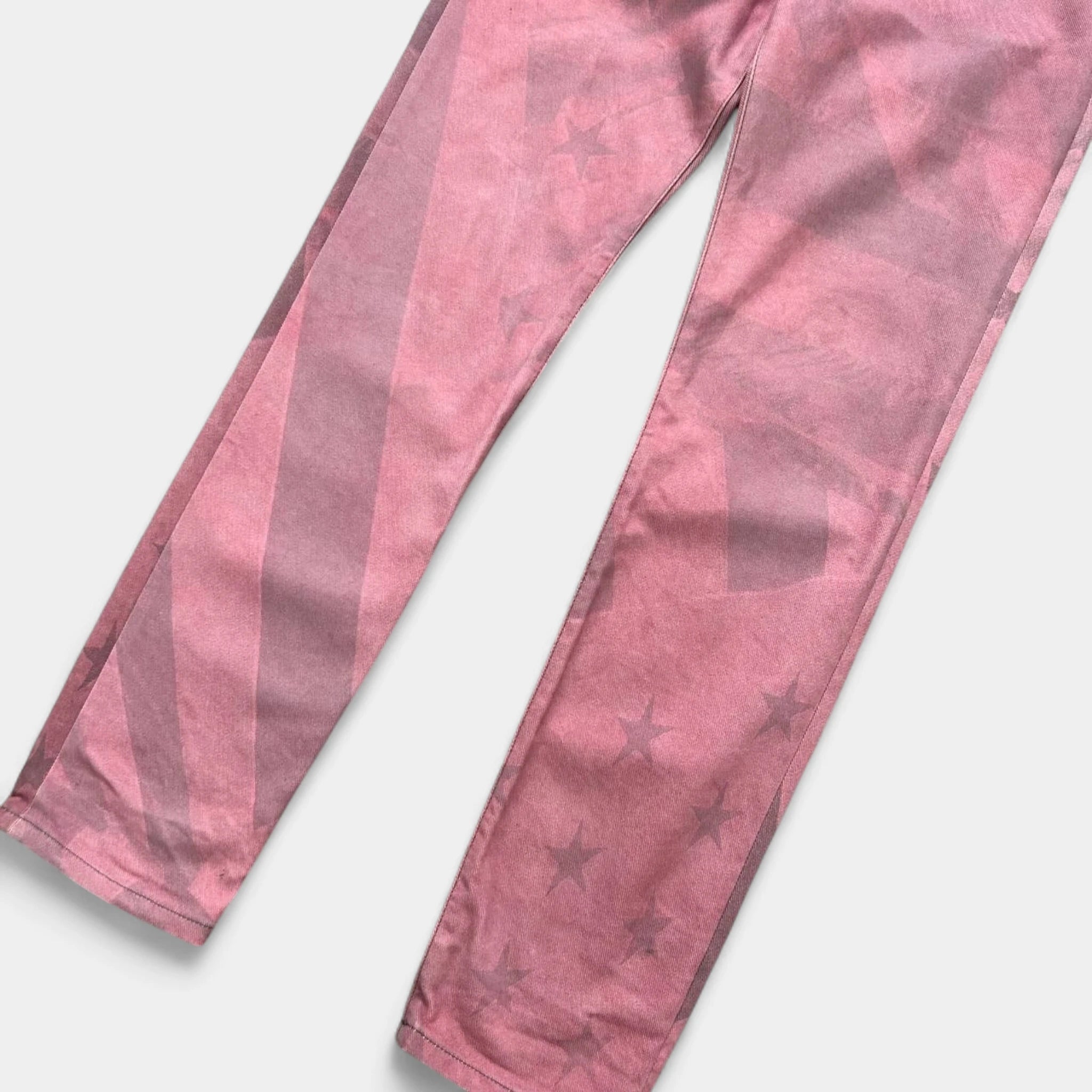 424 FW15 "Americanism" Stars and Stripes Denim Pants