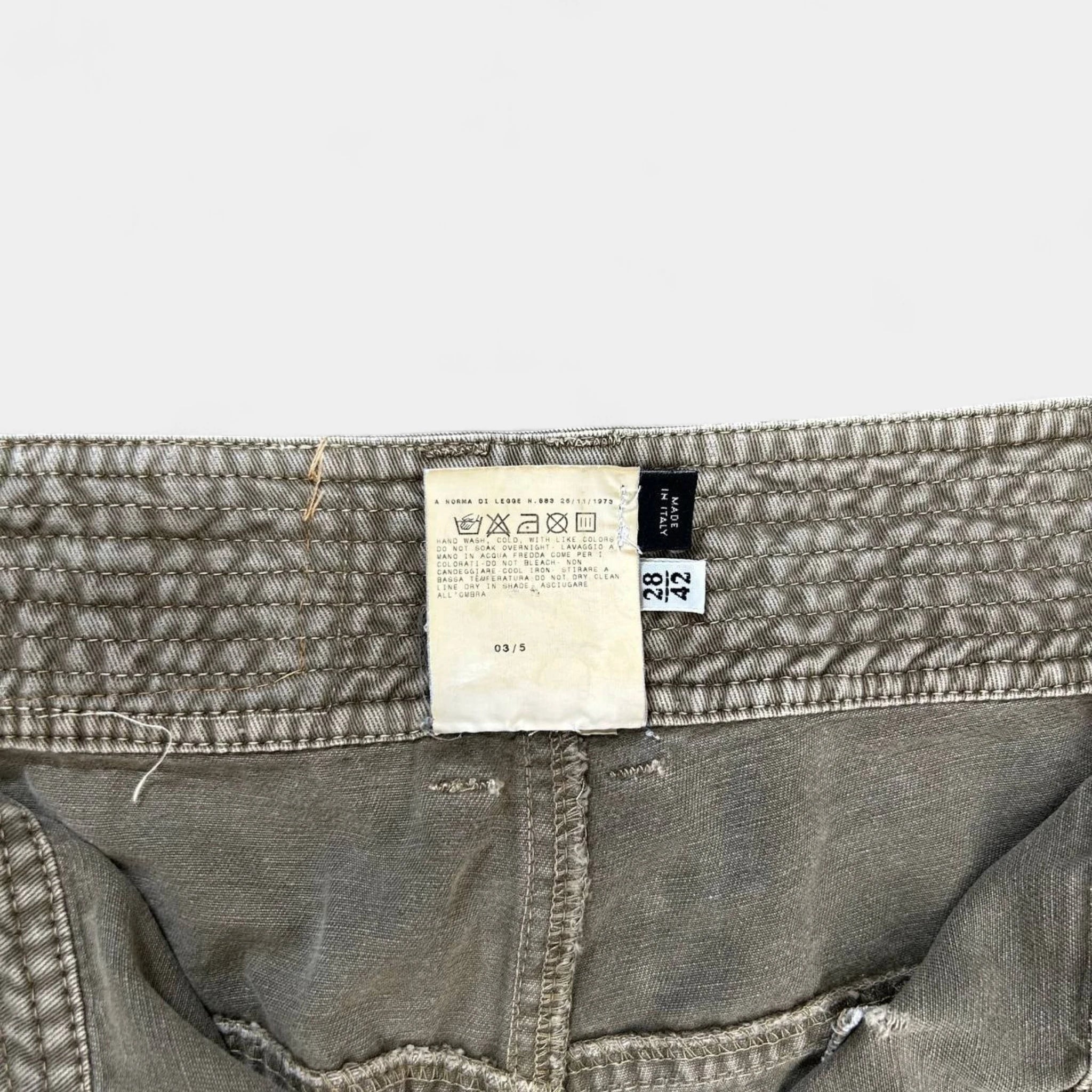 Dolce & Gabbana Green Military Style Pants