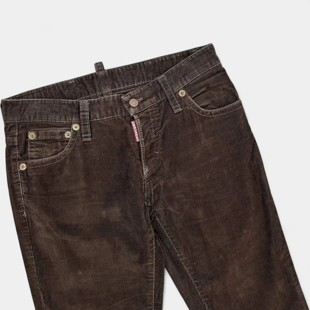 Dsquared2 Lord Corduroy Brown Pants