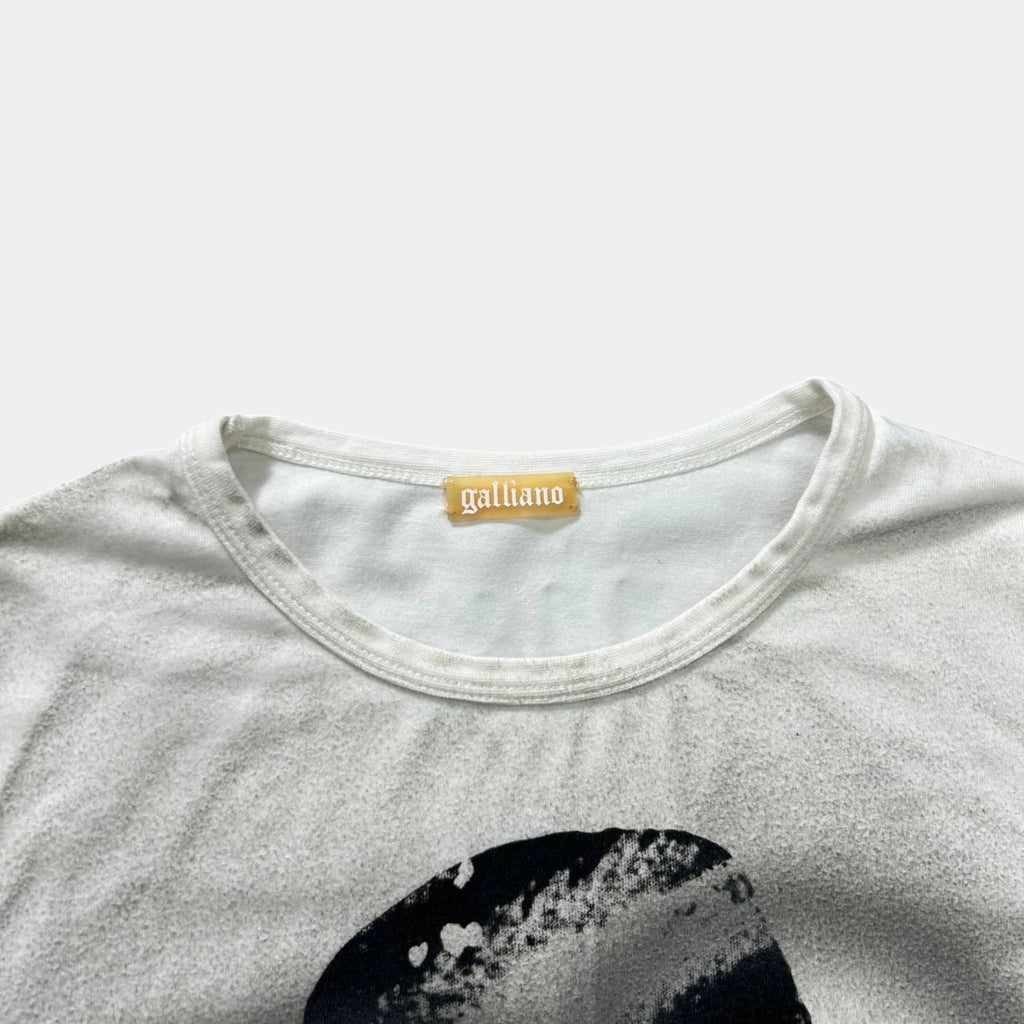 Galliano 2000s Self-Portrait Graphic T-Shirt