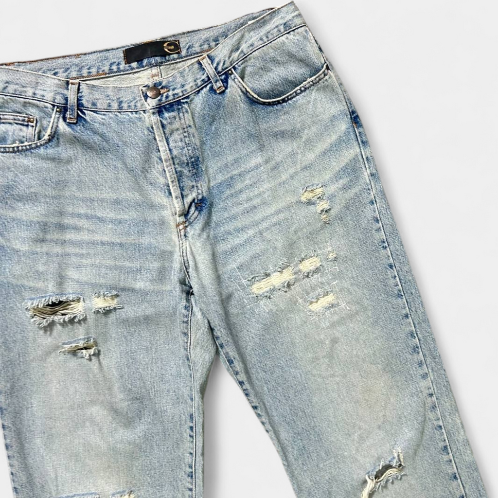 Cavalli Distressed Baggy Jeans