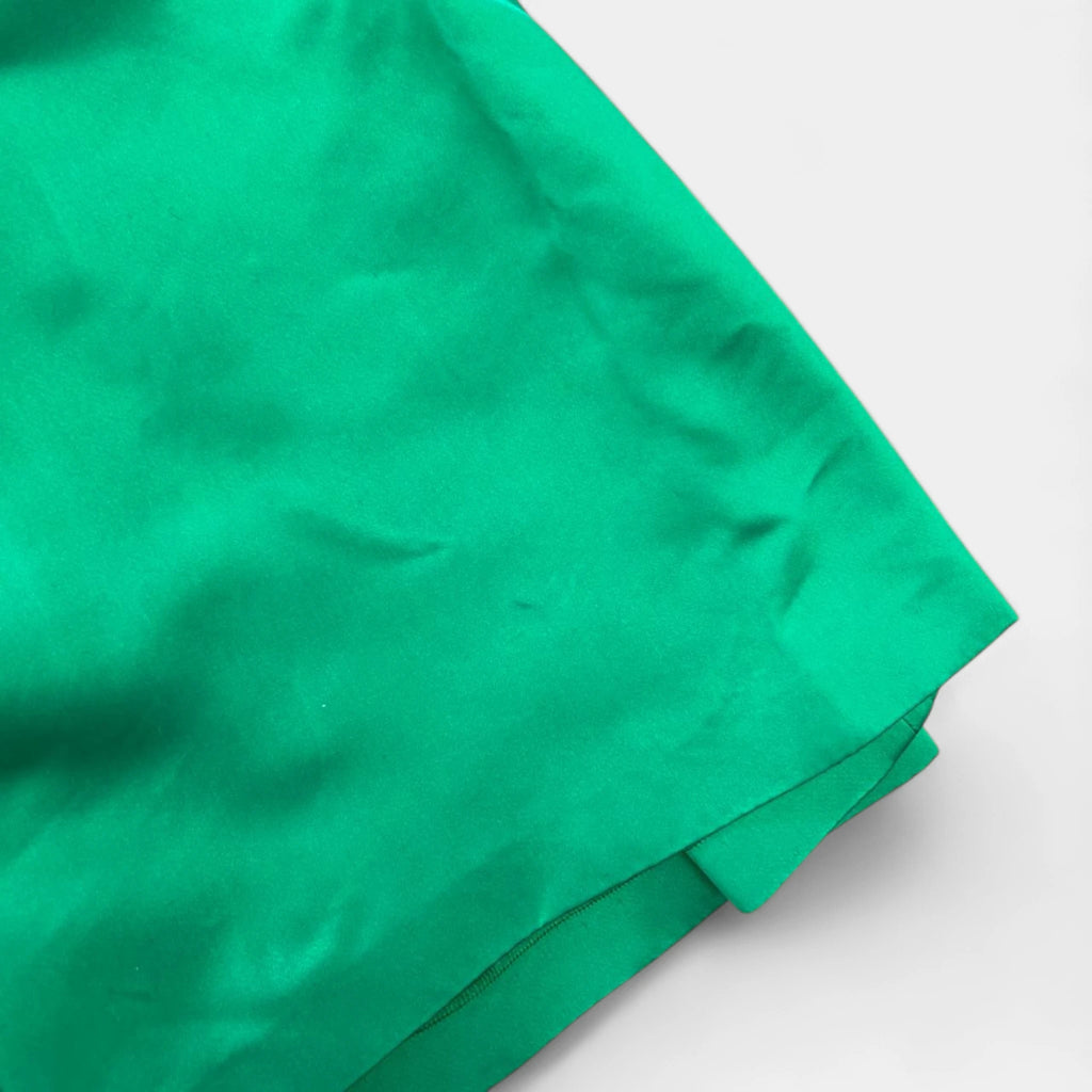 Dolce & Gabbana Green Silk Cocktail Dress