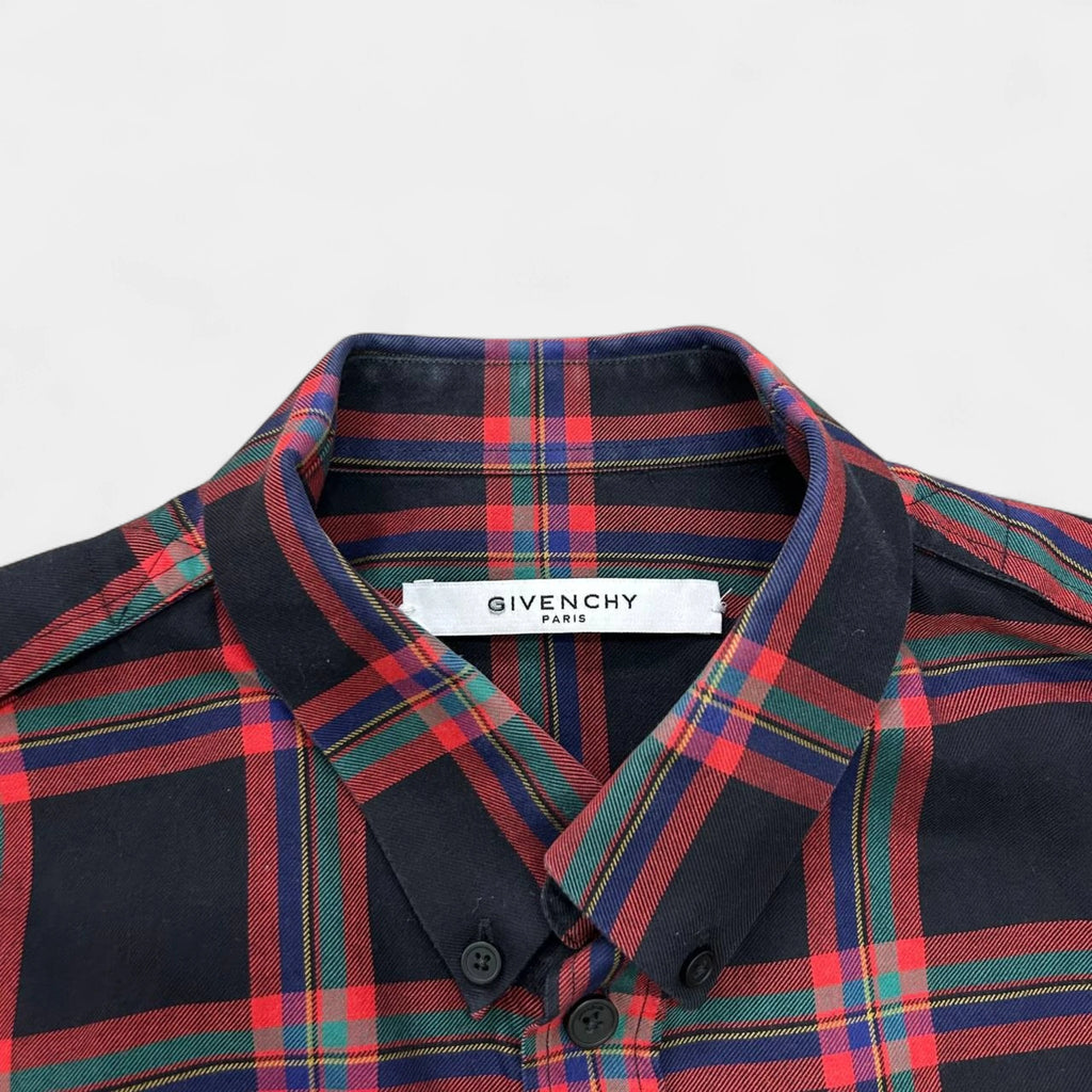 Givenchy Plaid Button Down Shirt