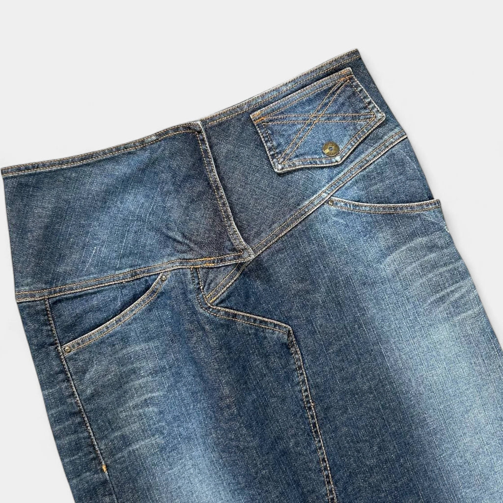 Just Cavalli Vintage Asymmetric Pocket Skirt