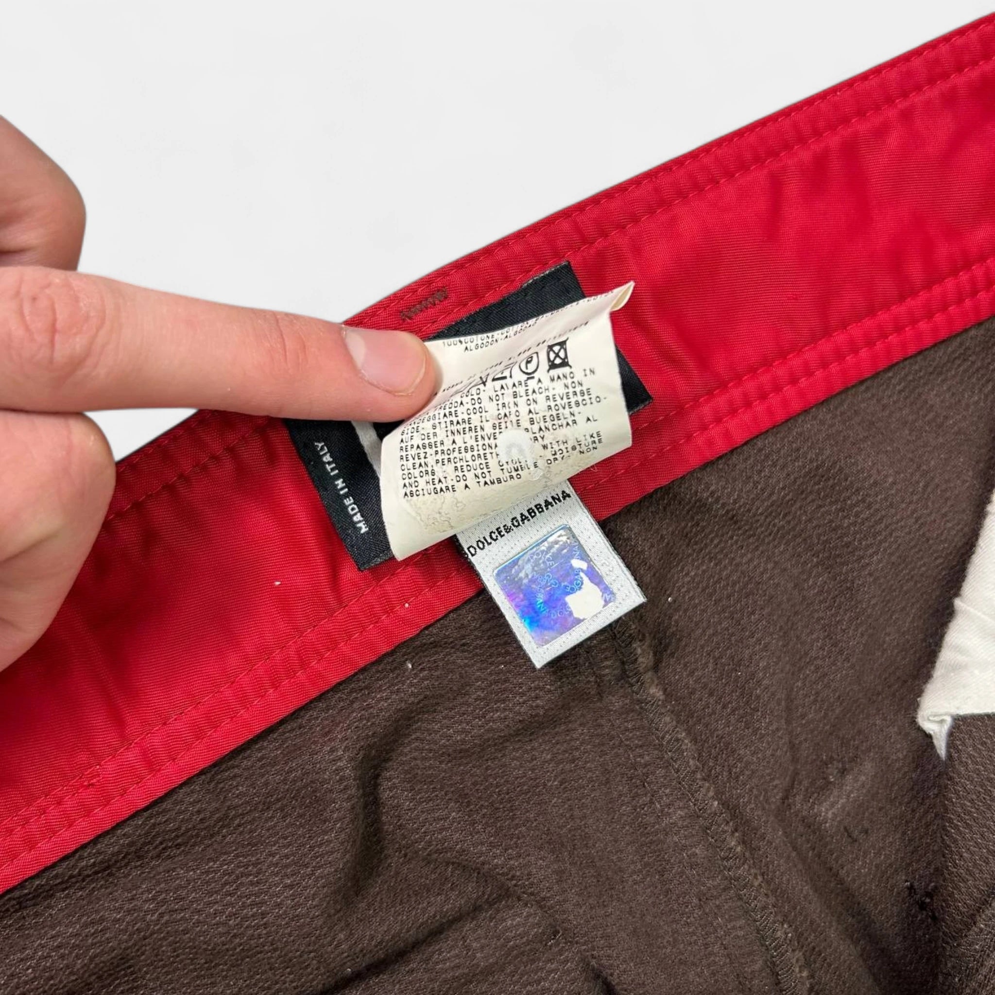 Dolce & Gabbana Corduroy Brown Cargo Pants