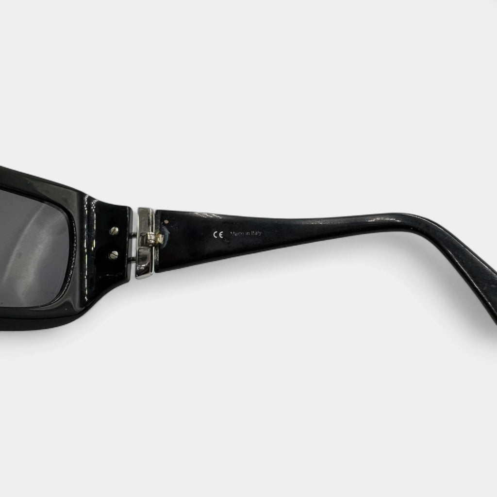 Givenchy 2000s Piercing-Detail Black Sunglasses