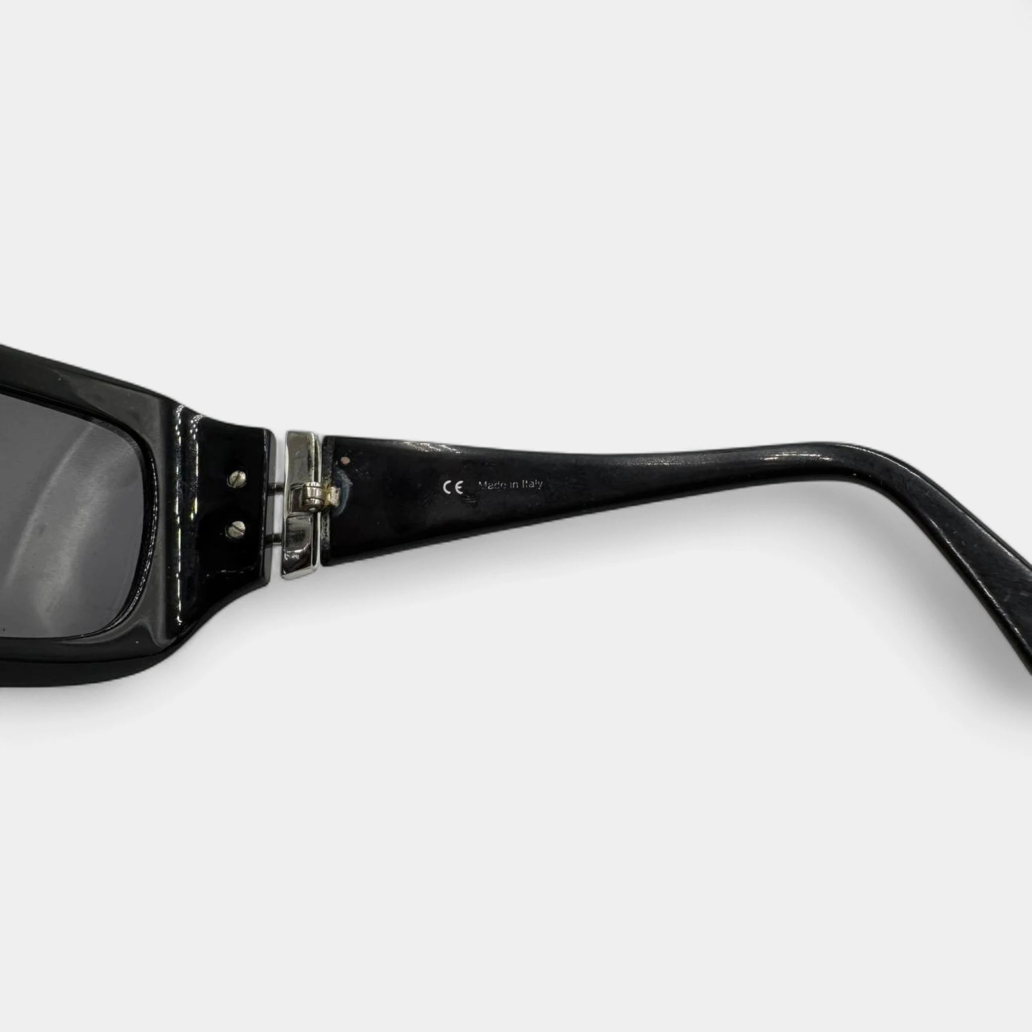 Givenchy 2000s Piercing-Detail Black Sunglasses