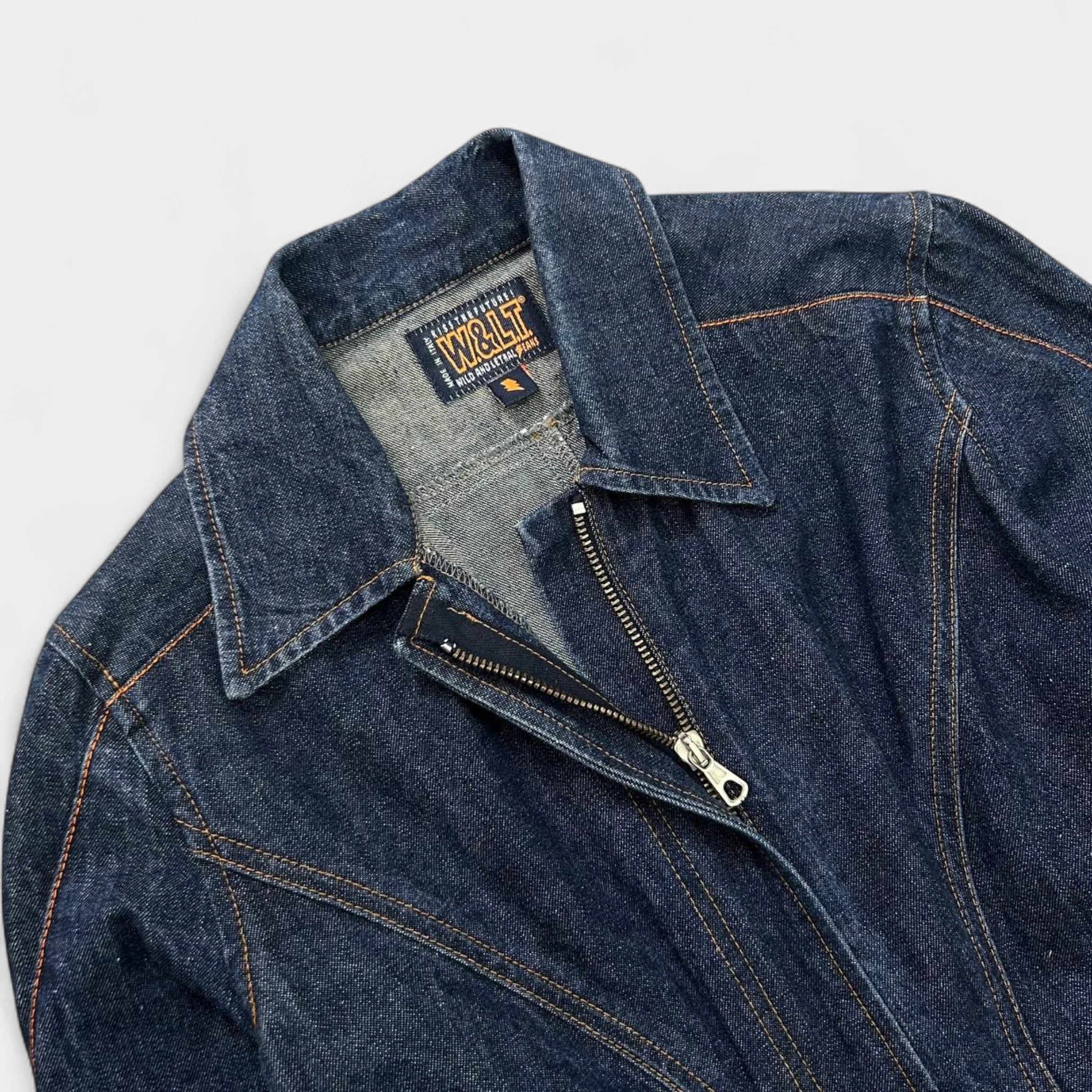 W.&L.T. Walter Van Beirendonck 90s Lightning Bolt Denim Dress