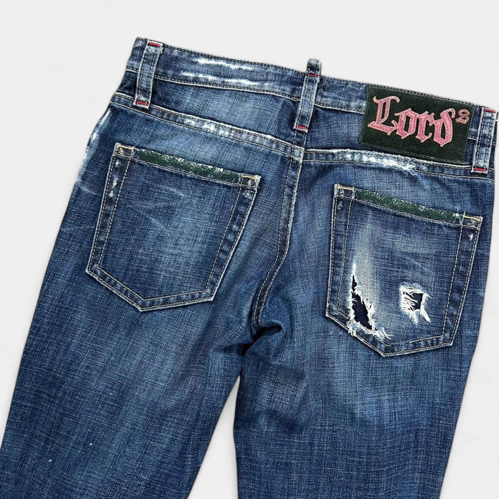 Dsquared2 "Lord2" Straight Leg Denim Pants