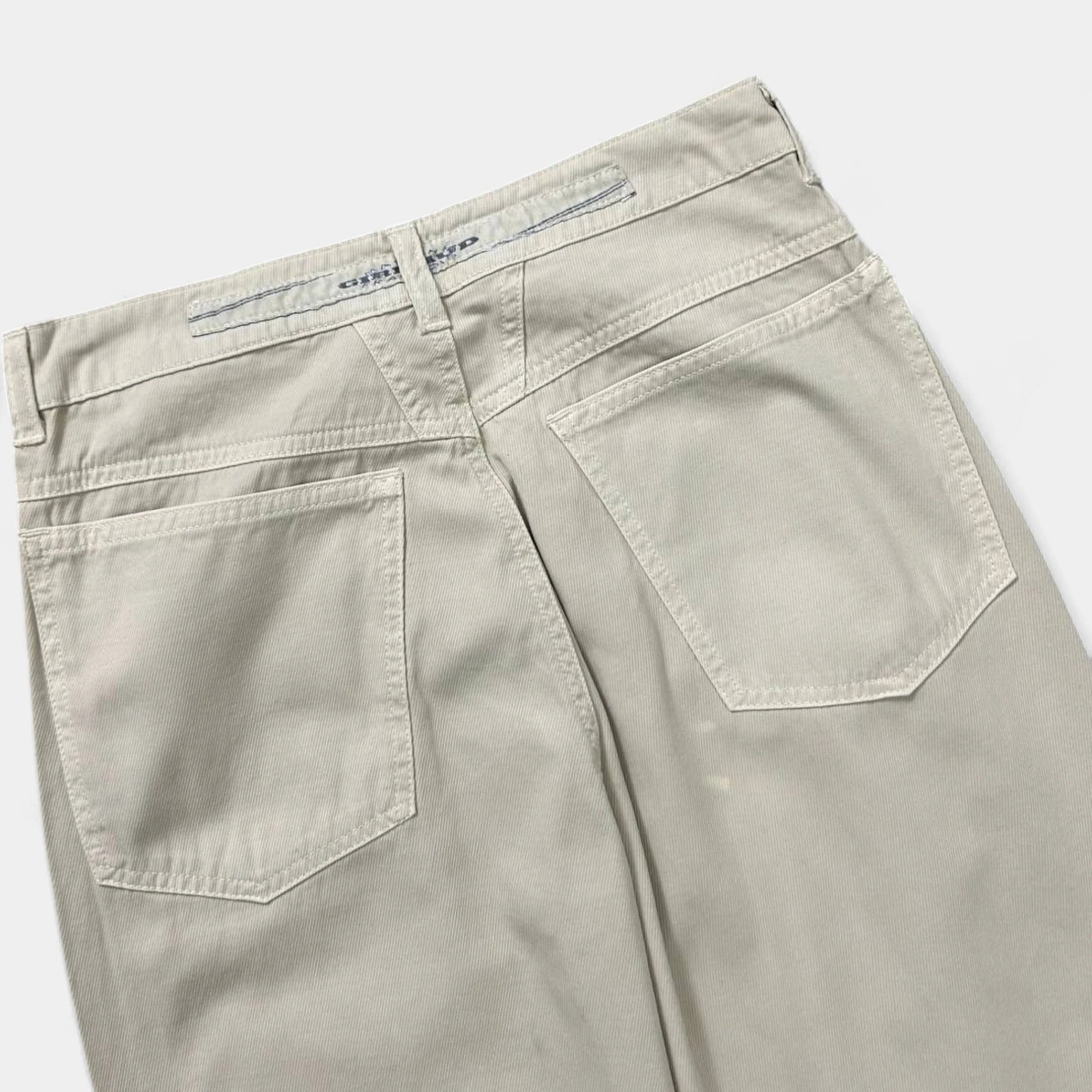 Marithé + François Girbaud 1990s Beige Carpenter Pants