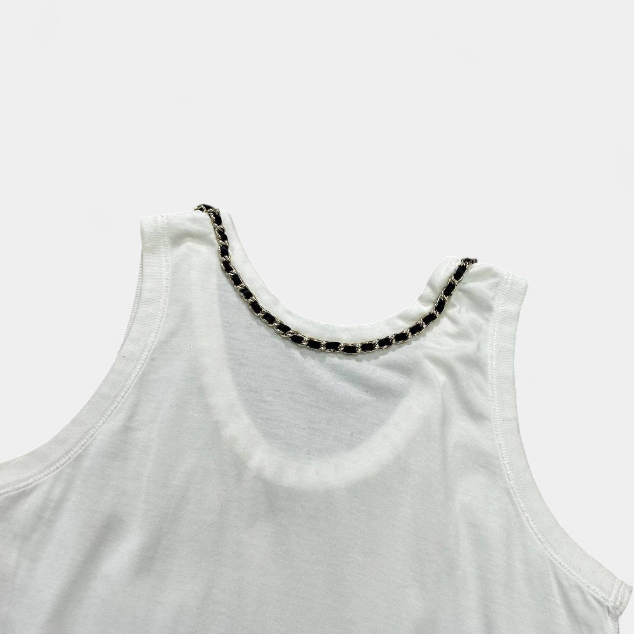 Dolce & Gabbana Metallic Gold Tank Top