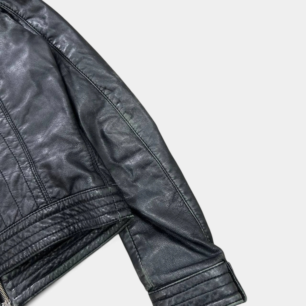 Armani Jeans Lambskin Leather Jacket