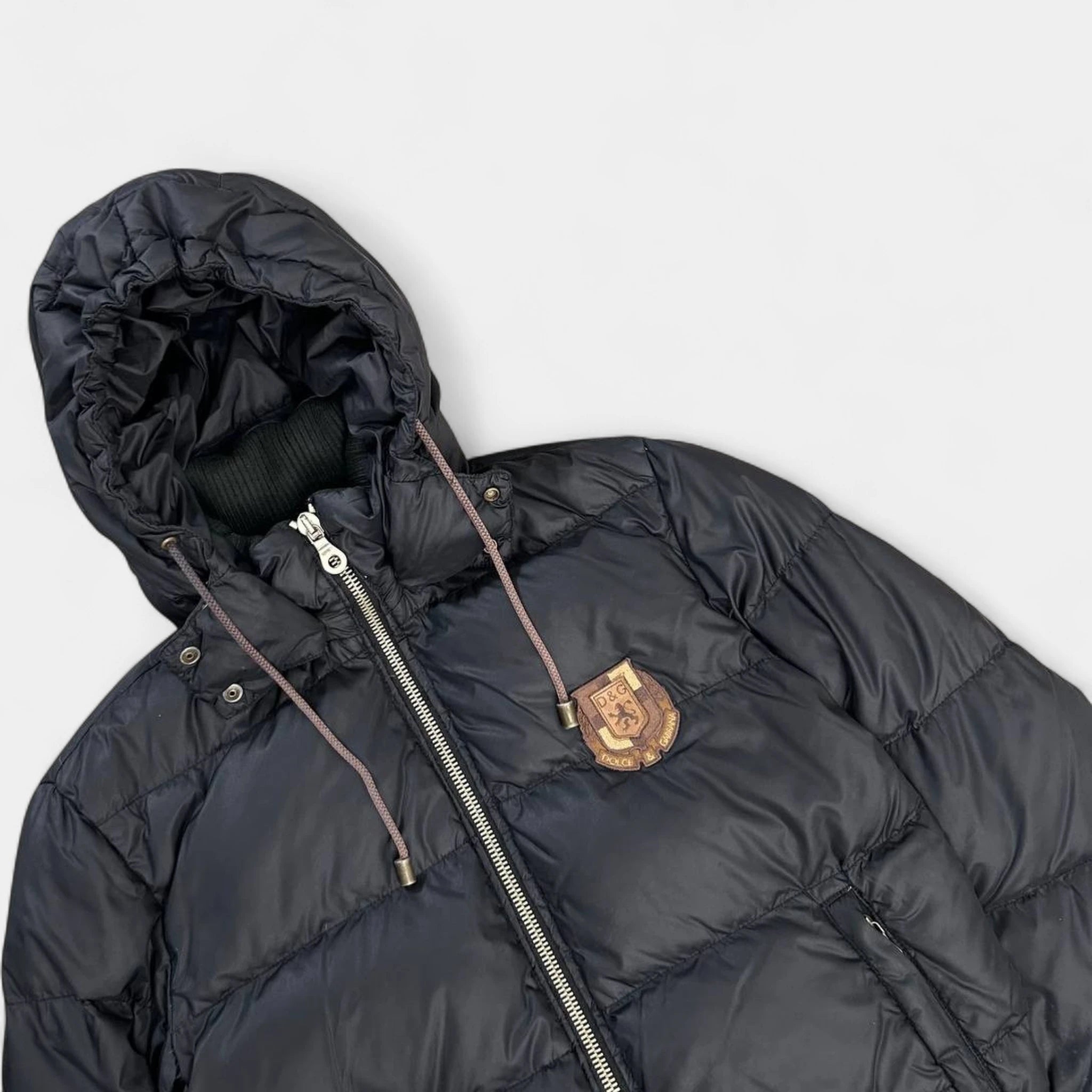 Dolce & Gabbana Navy Puffer Jacket