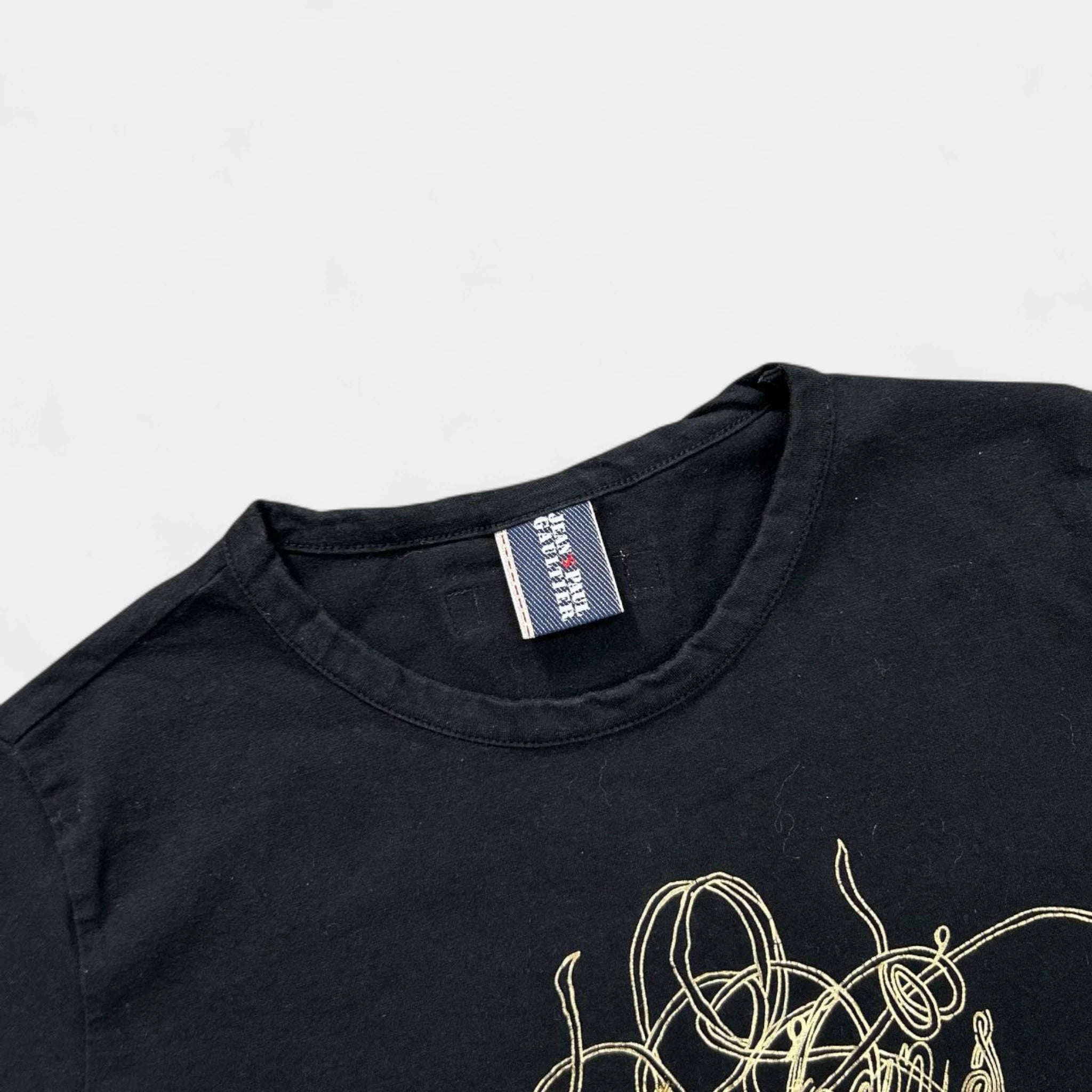 Jean Paul Gaultier Jean's Baby-Tee Gold Fantasy Print