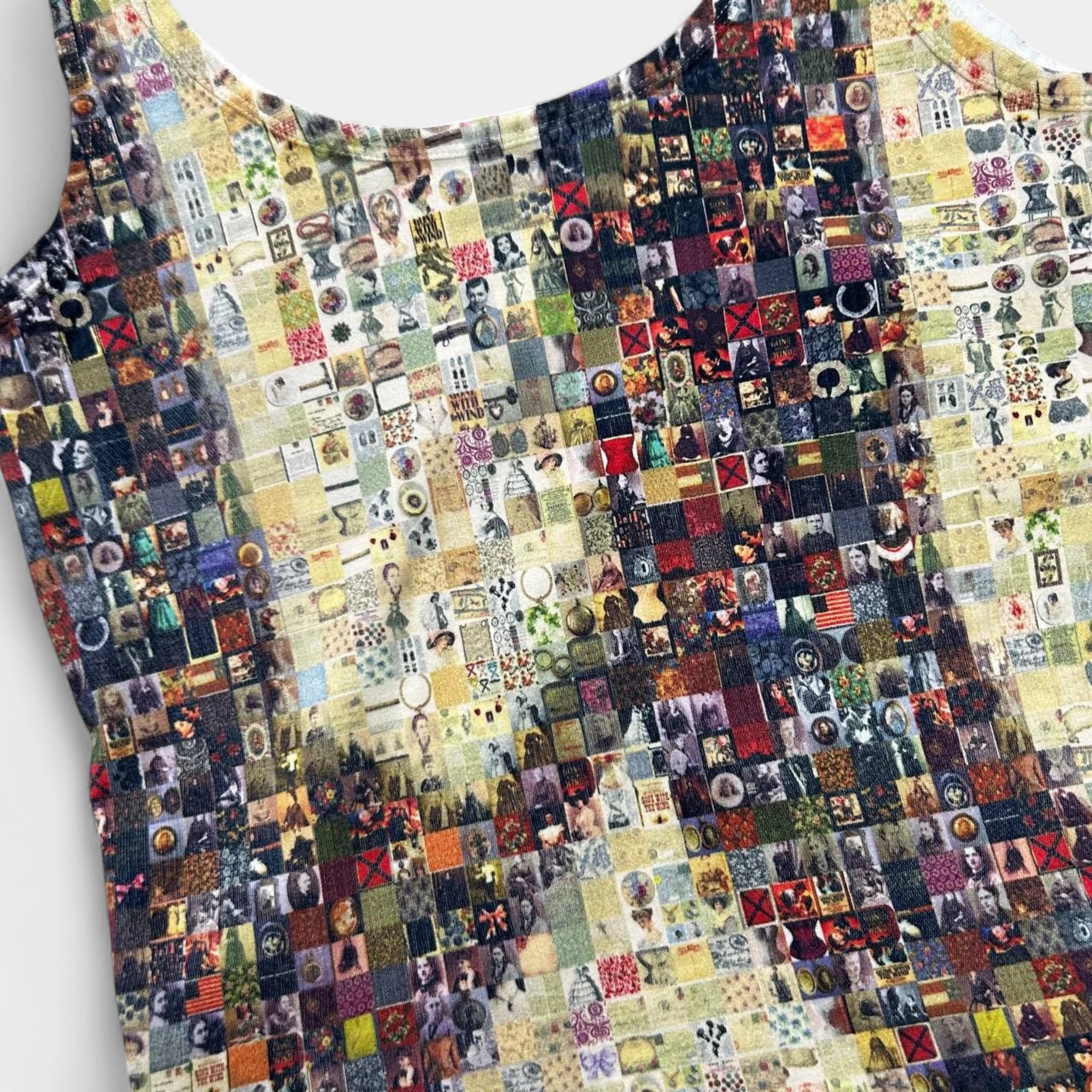 Galliano SS02 Mosaic Face Tank Top