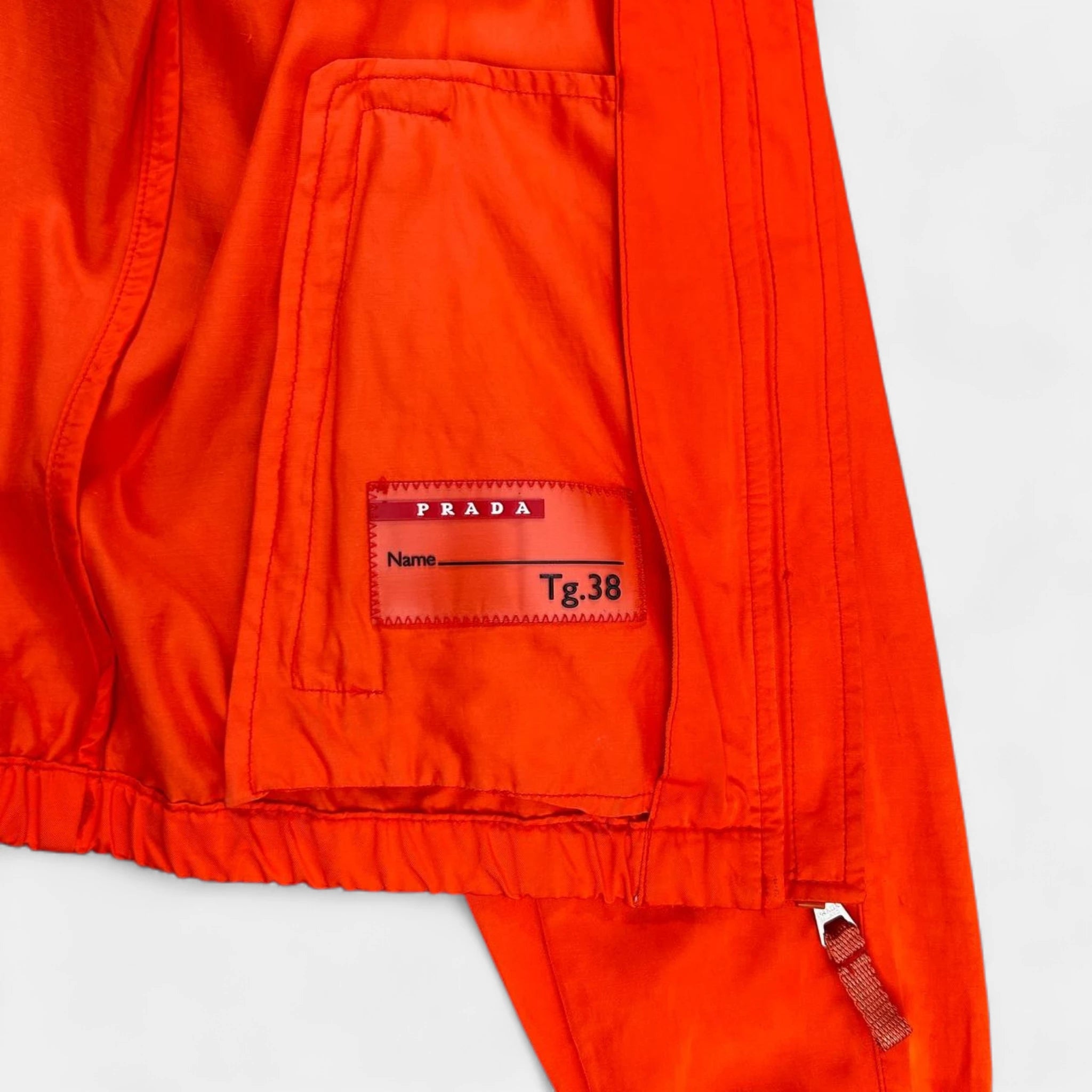 Prada Orange Technical Jacket