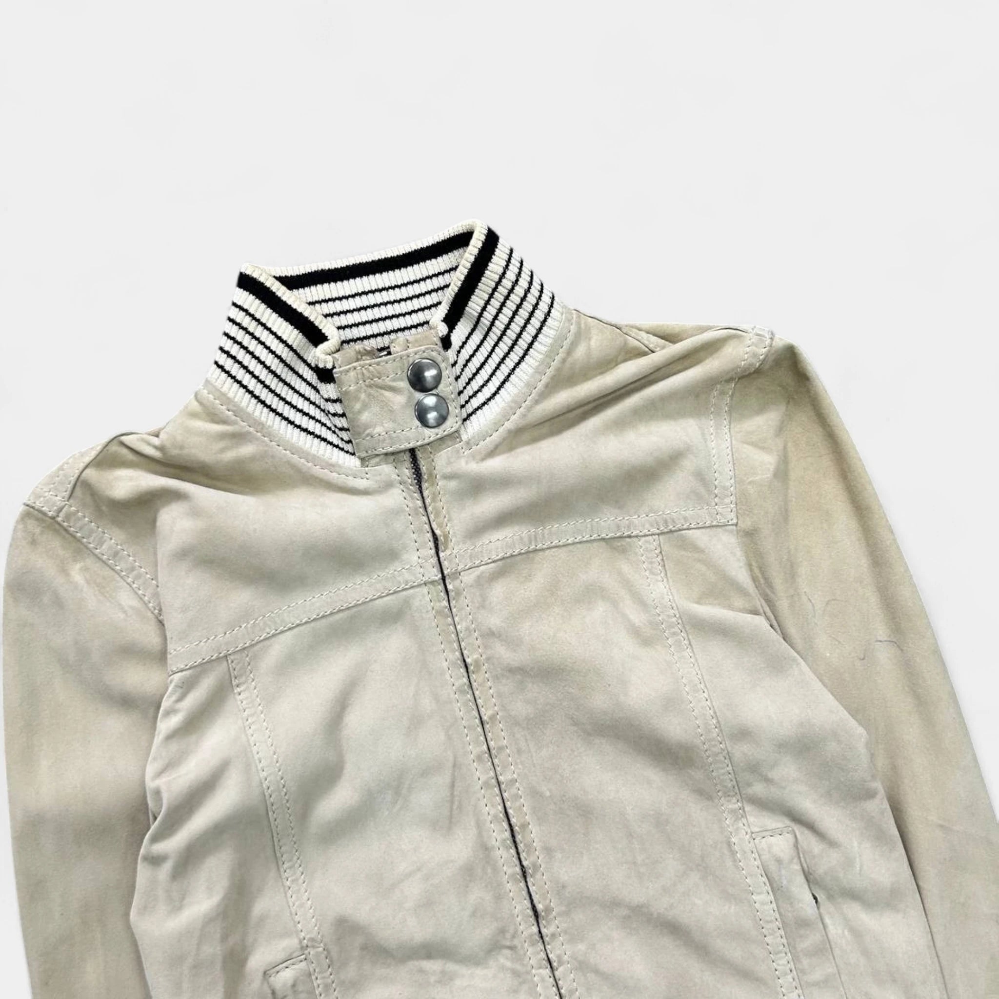 Dolce & Gabbana Beige Suede Jacket