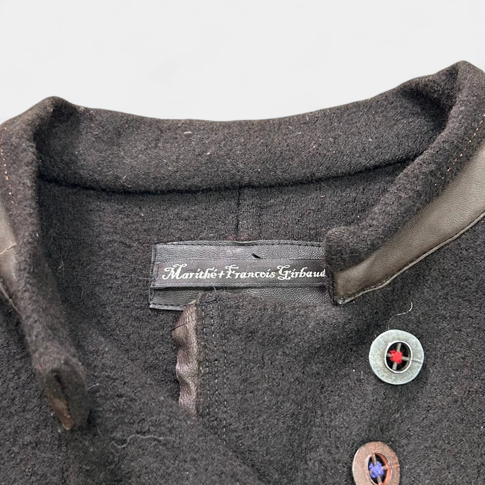 Marithé + François Girbaud Vintage Brown Wool Jacket