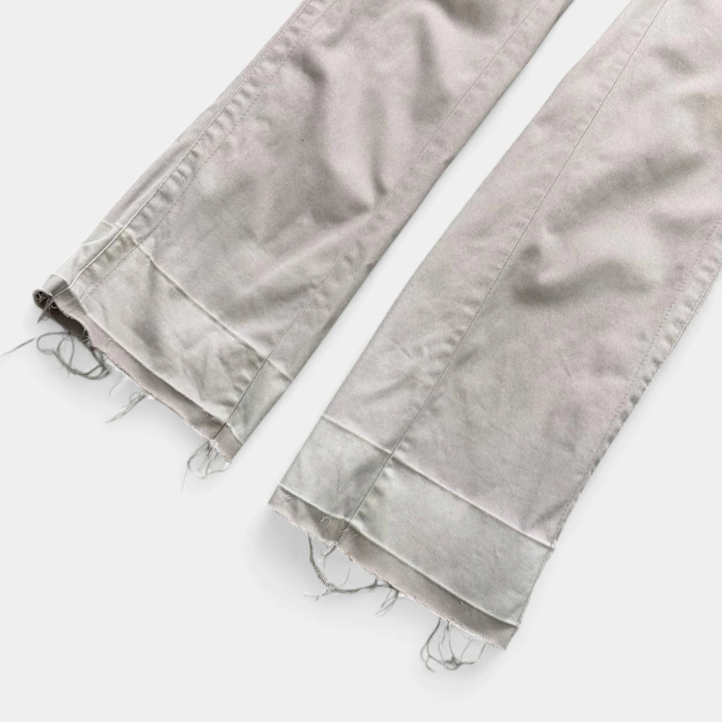 Just Cavalli 2000's Beige Utility Flared Pants