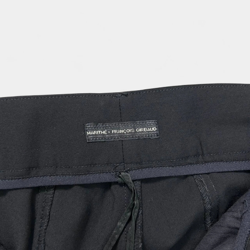 Marithé + François Girbaud Black Technical Style Pants