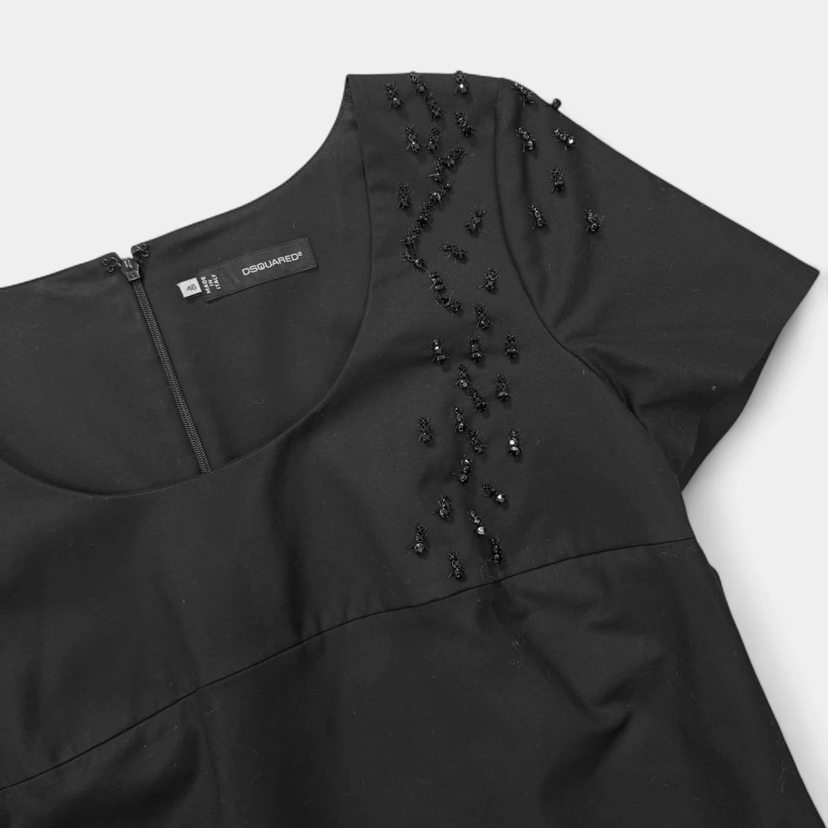 Dsquared2 "Ants" Beaded Embellished Dress