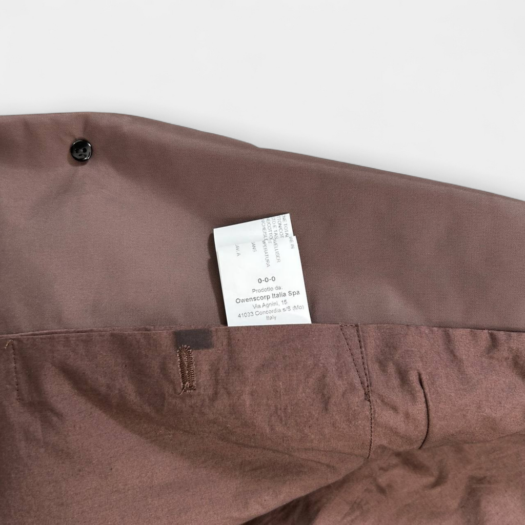 Rick Owens Sysiphus FW18 Nylon Burgundy Blazer