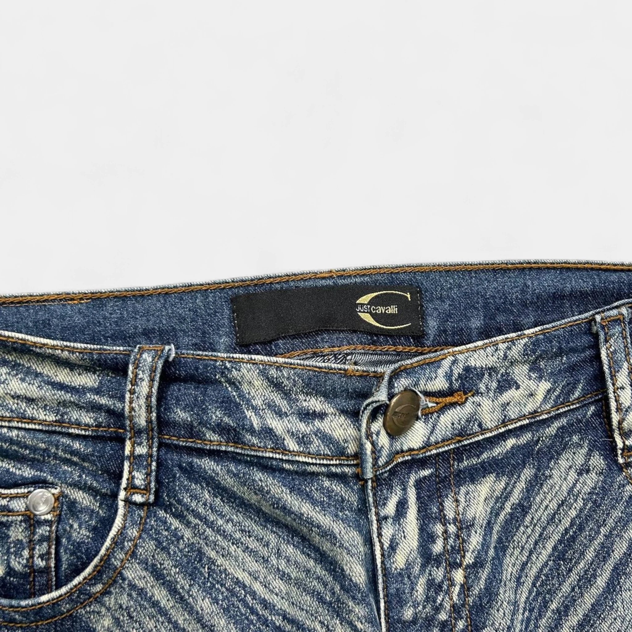 Just Cavalli Flared Striped Jeans