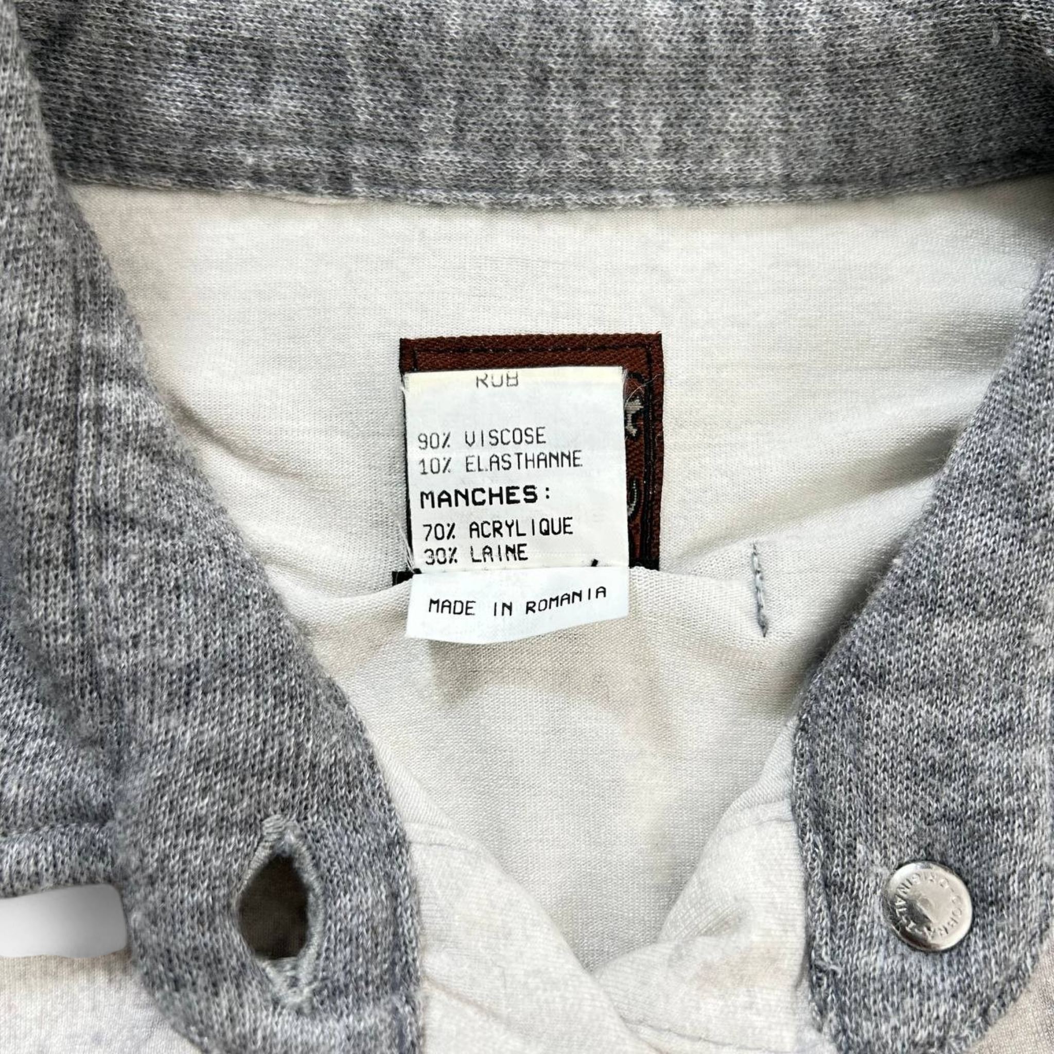 Jean Paul Gaultier Graphic Gray Shirt