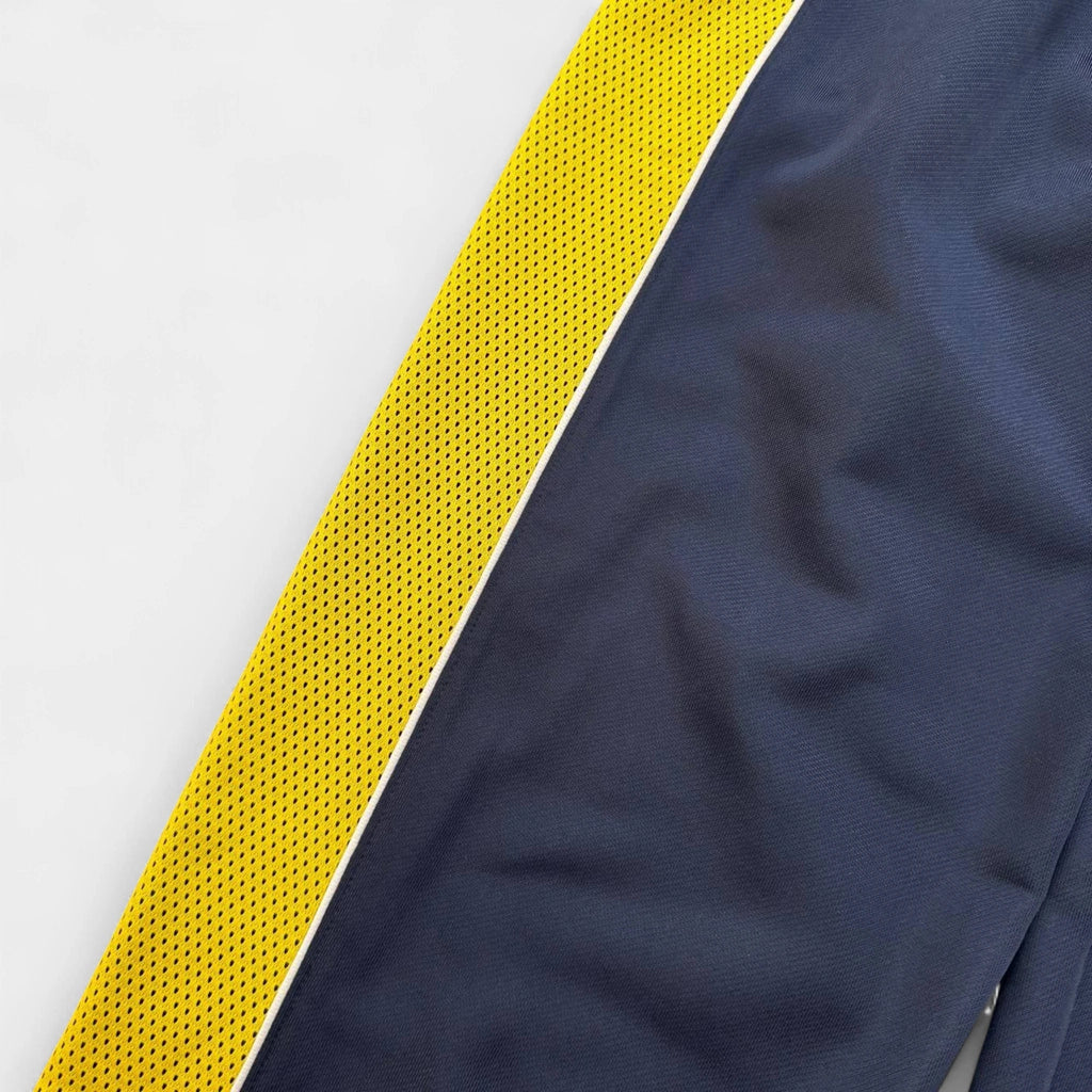 Dolce & Gabbana Sport Navy & Yellow Mesh Panel Track Pants