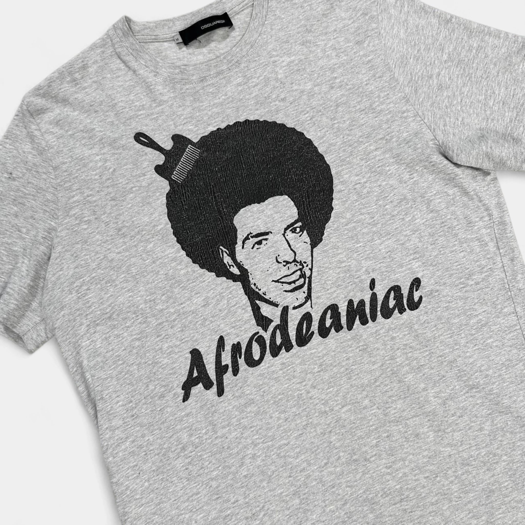 Dsquared2 Afro Grey Graphic T-Shirt