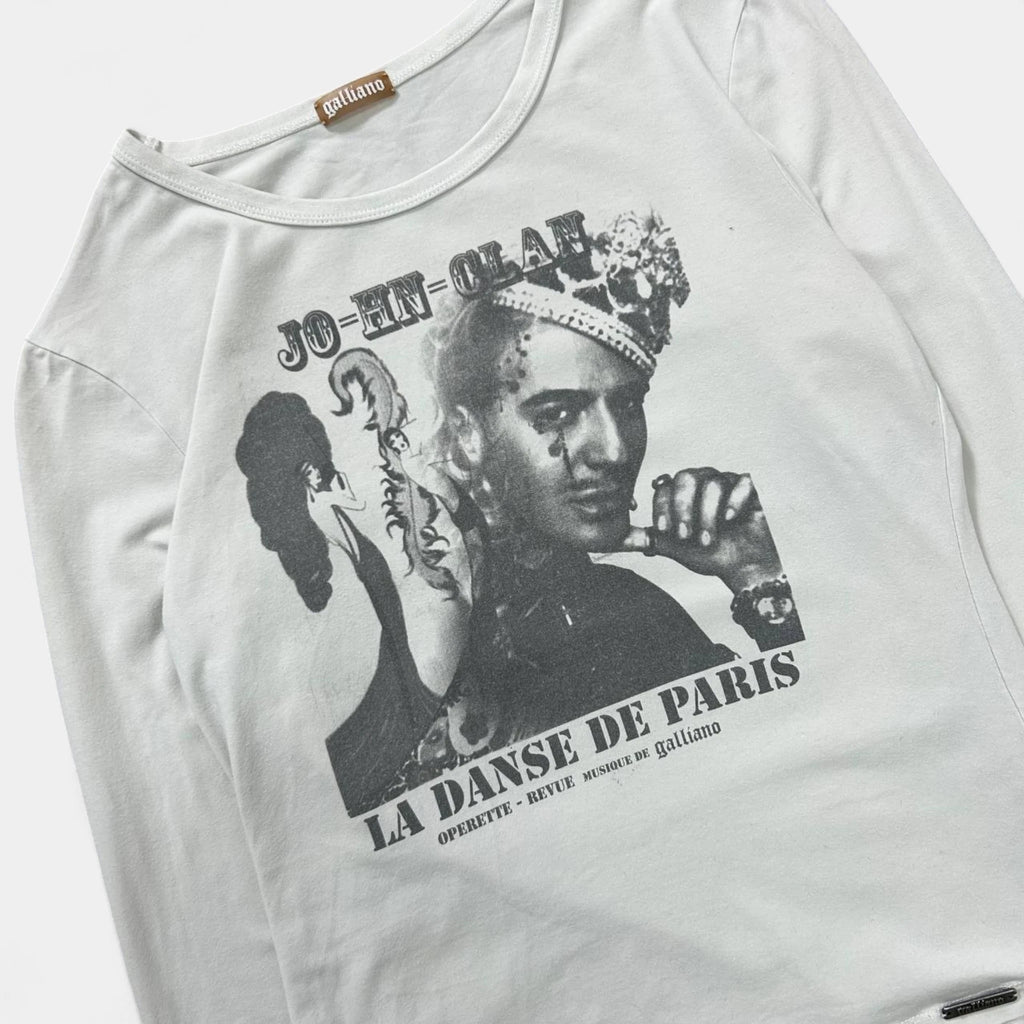 Galliano Self-Portrait Long Sleeve Tee