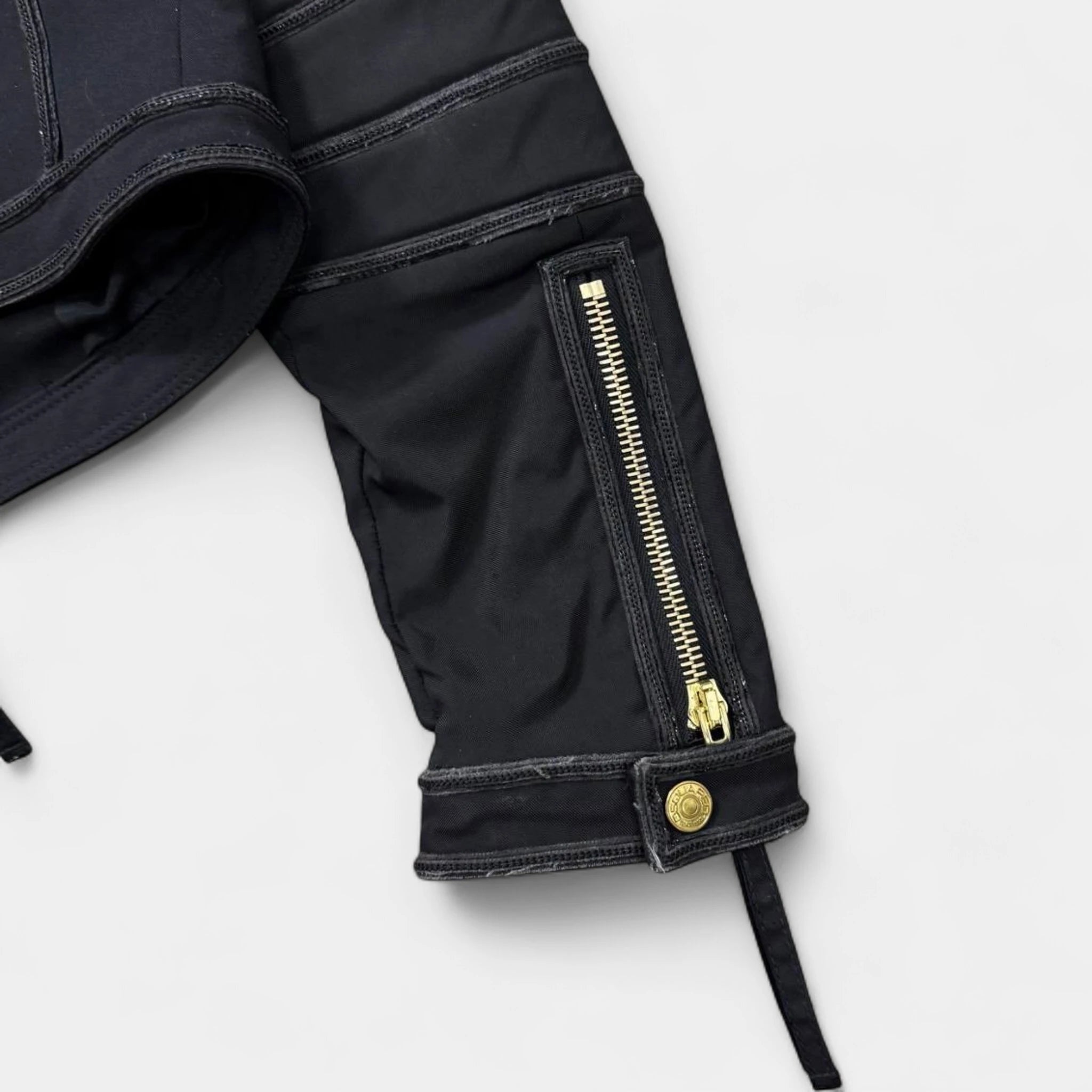 Dsquared2 2000's Black Technical Biker Jacket