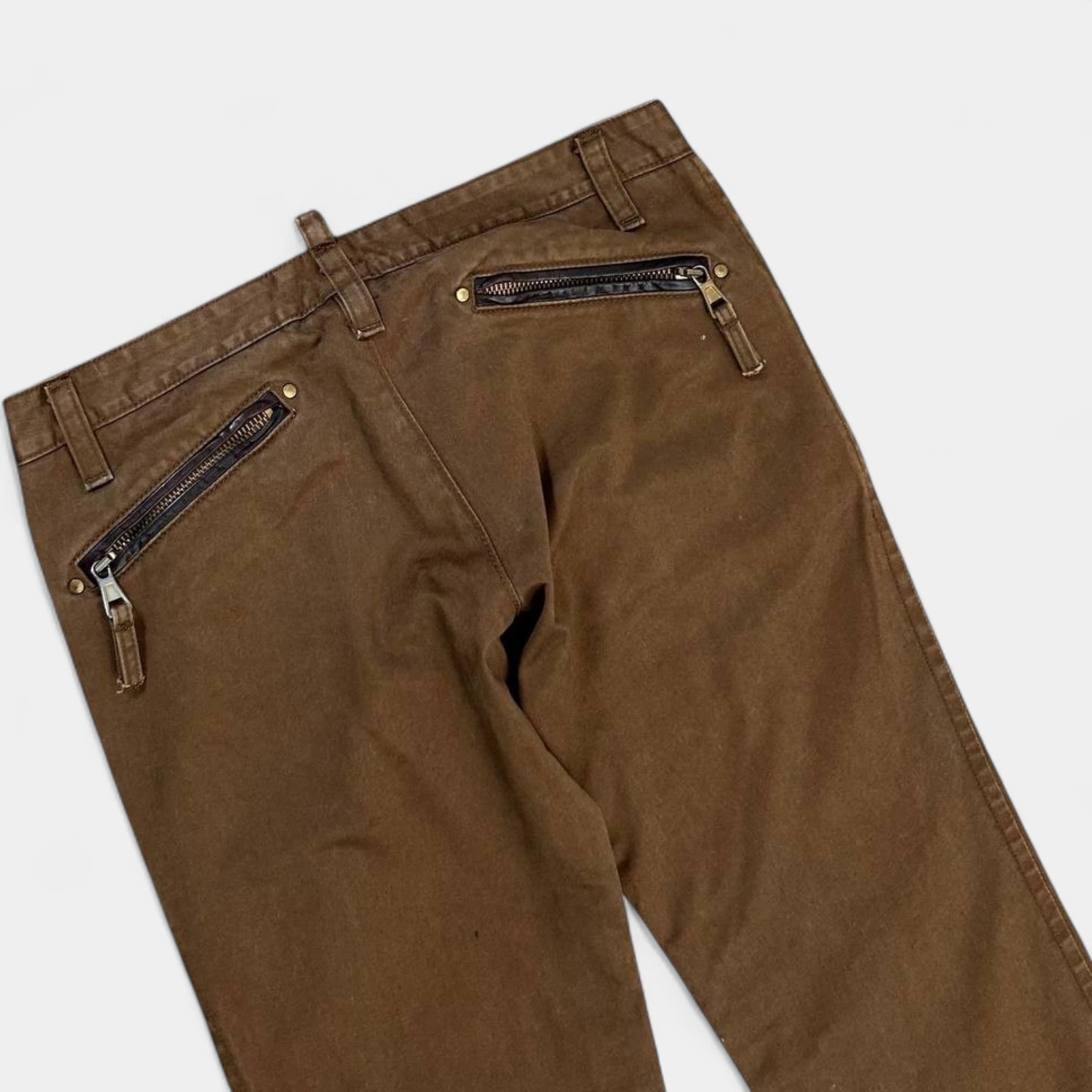 Dsquared2 Brown Flare Pants