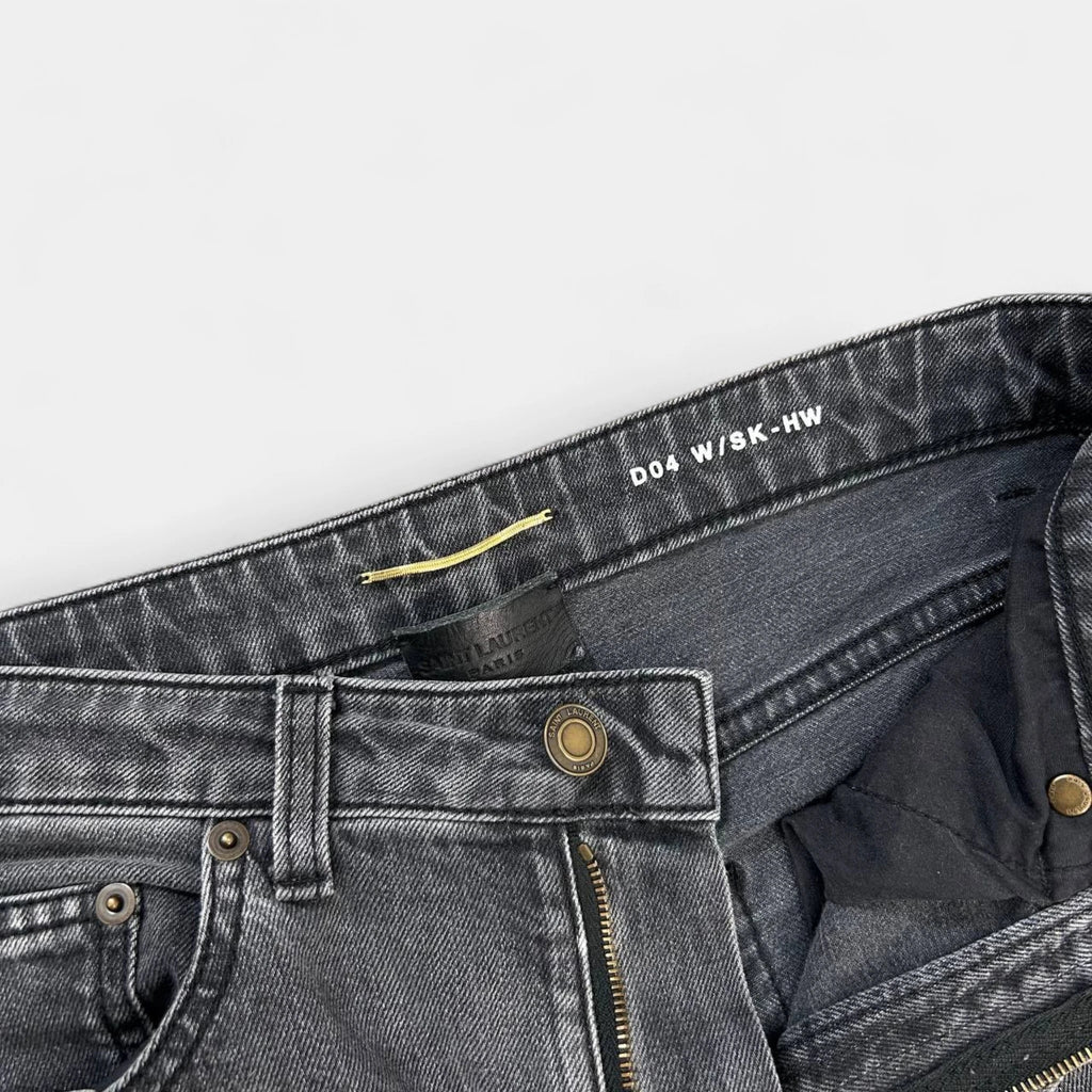 Saint Laurent 2020 Skinny Grey Denim Jeans