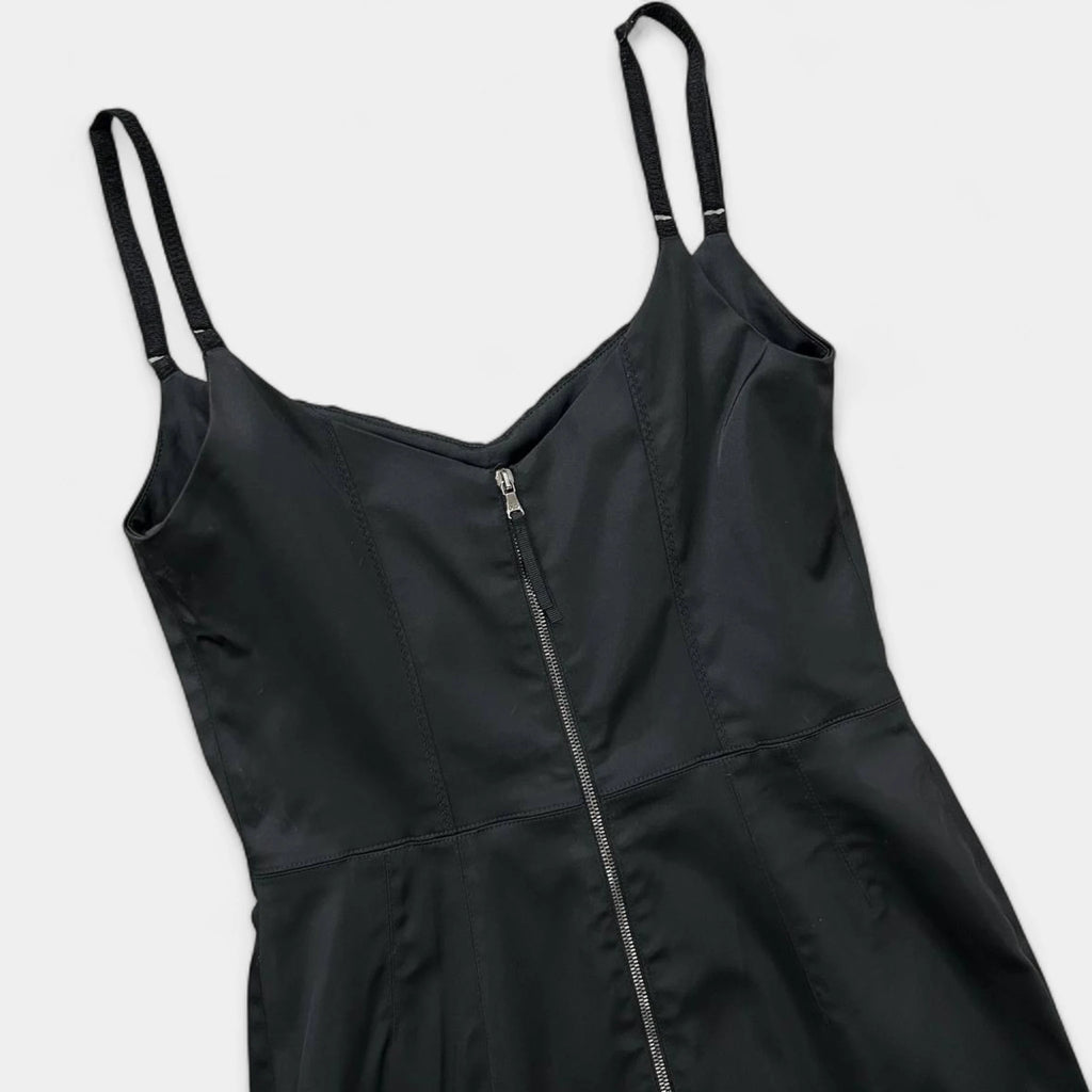 Dolce & Gabbana 2000's Lace-Panel Slip Dress