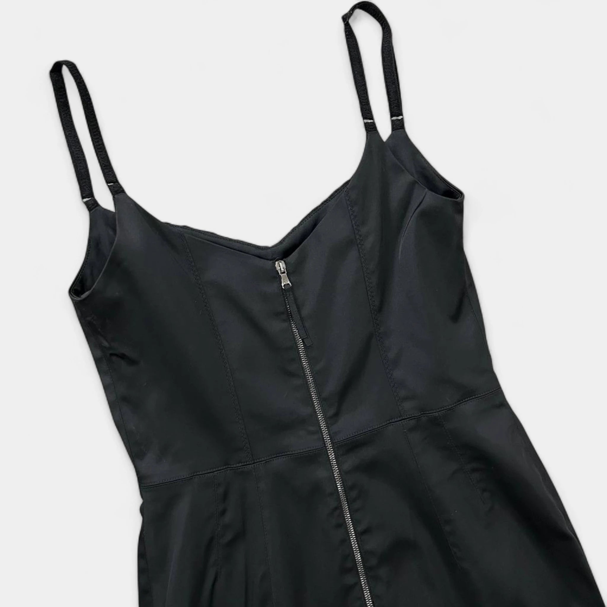 Dolce & Gabbana 2000's Lace-Panel Slip Dress