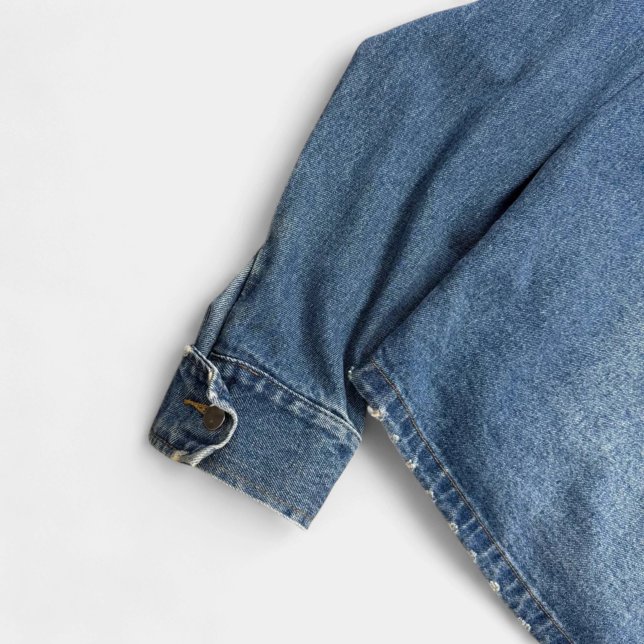 424 Wash Denim 2016 Hooded Parka Jacket