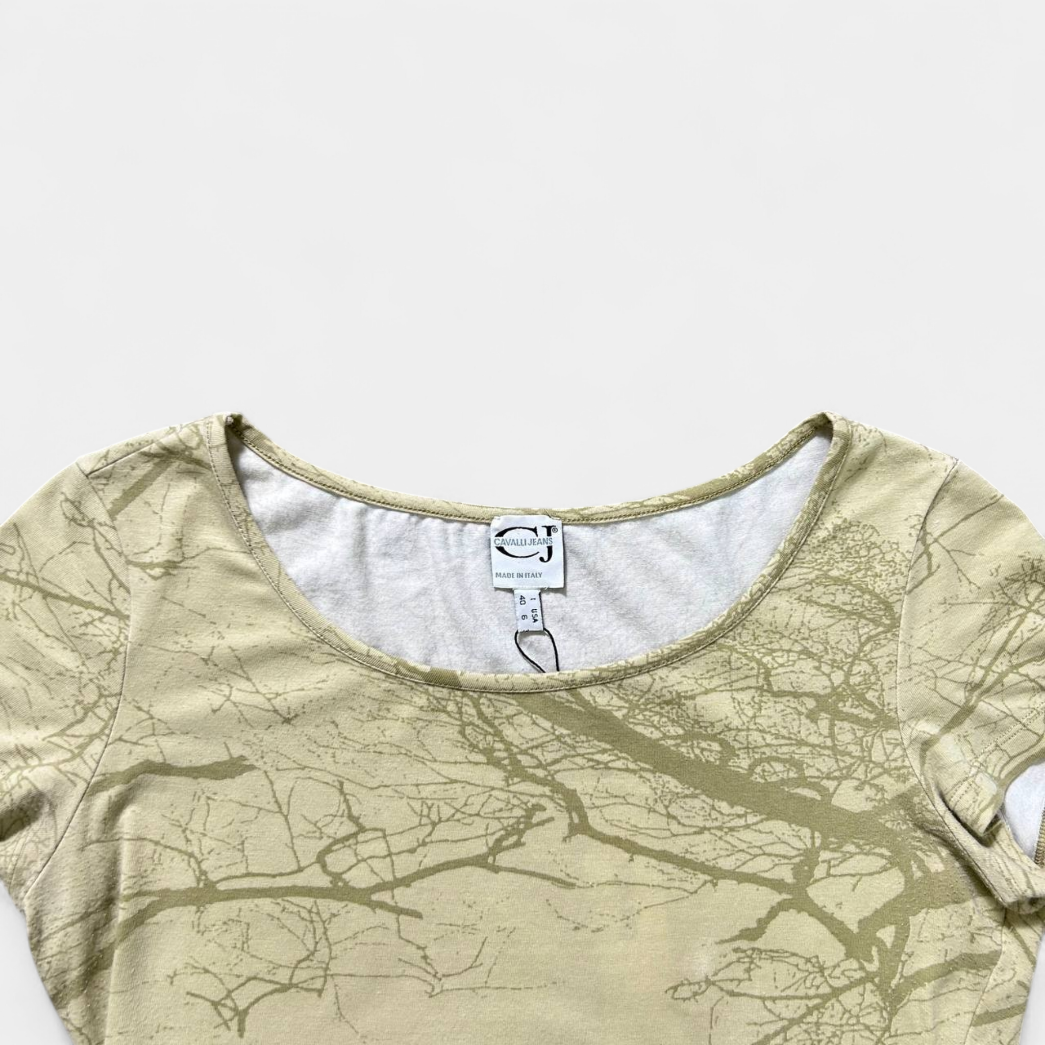 Cavalli Tree Motif Tee